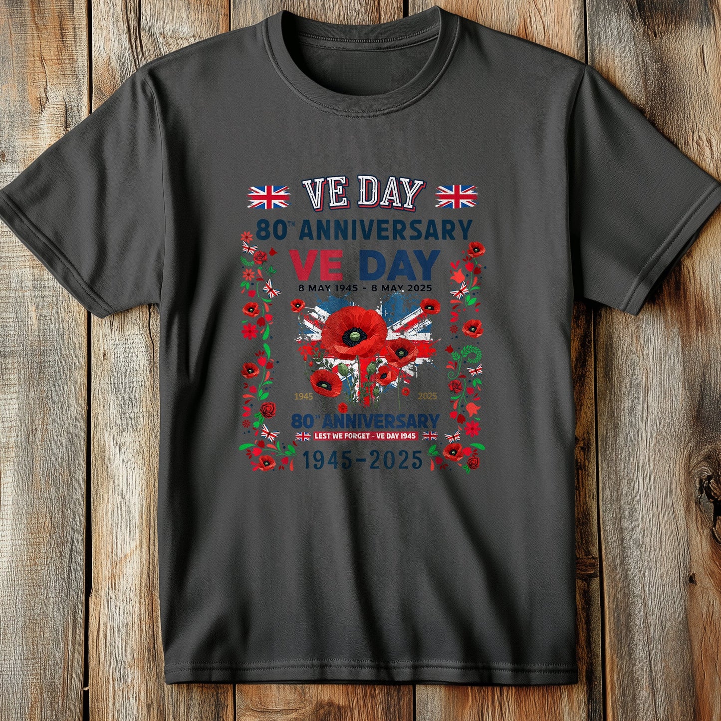 Ve Day 80Th Flag T-Shirt