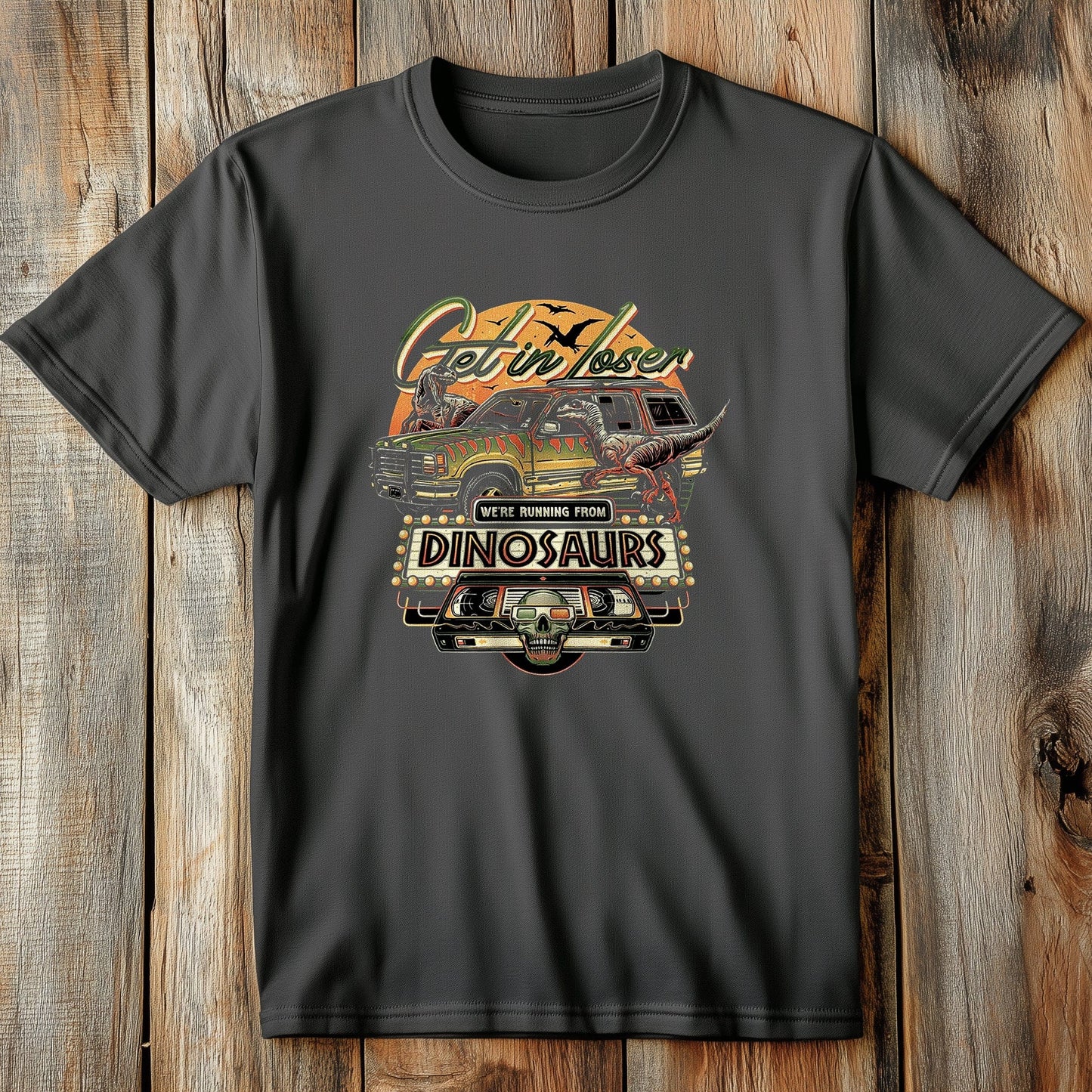 Running from Dinosaurs T-Shirt