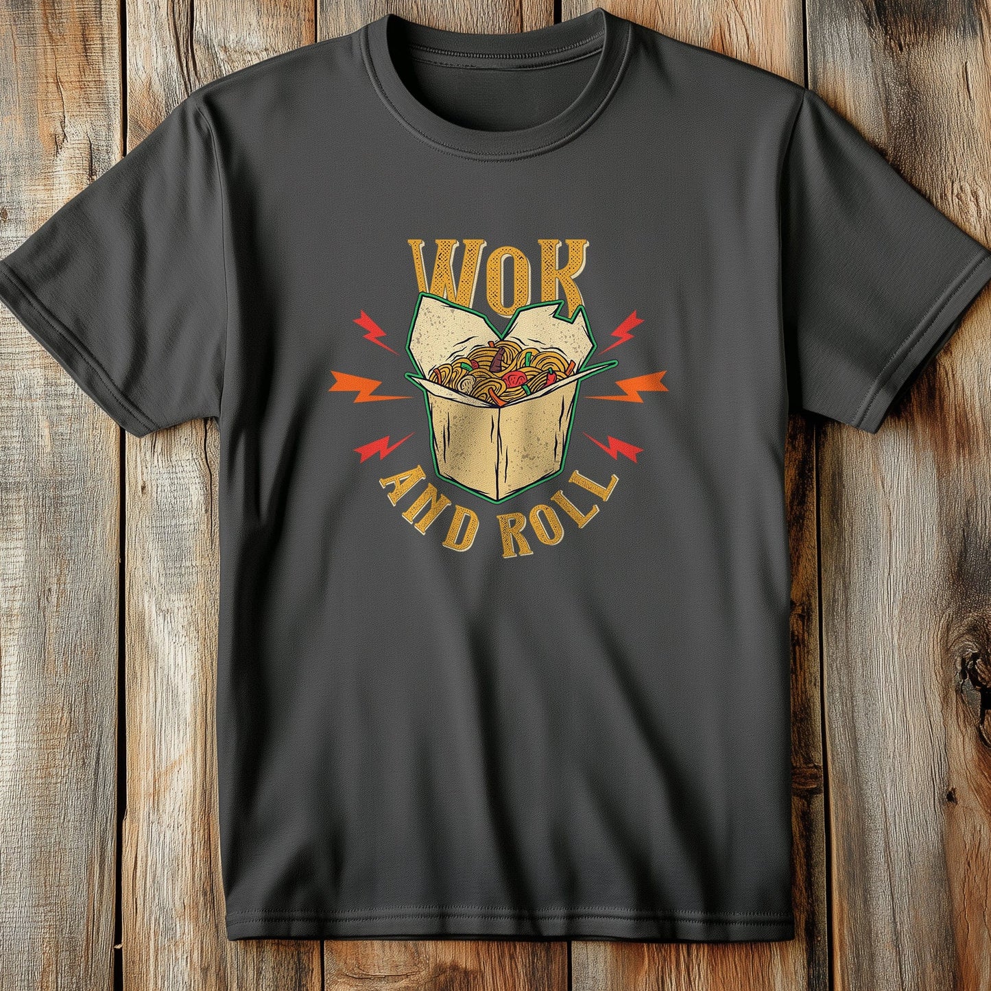Fast-Food 7 t-shirt: Work, Roll, and