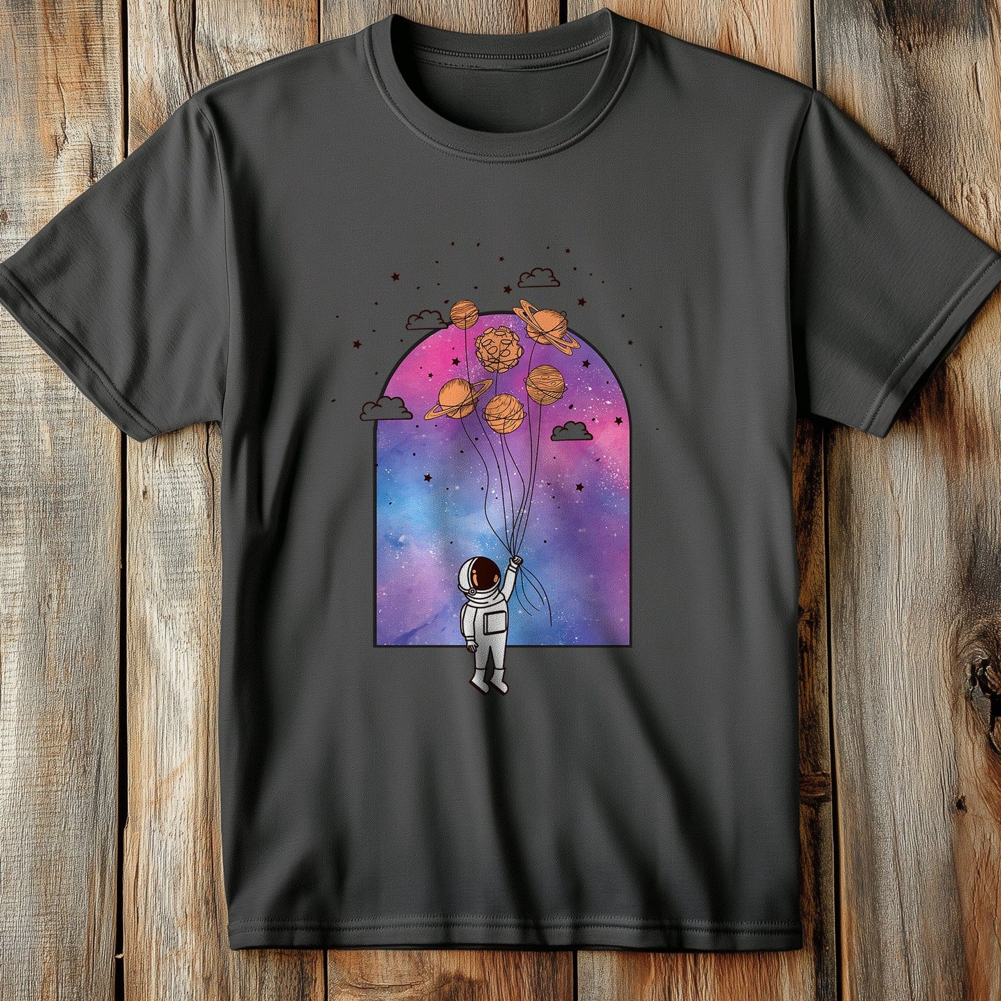 04 ‚Äì Space Balloon Adventure T-shirt