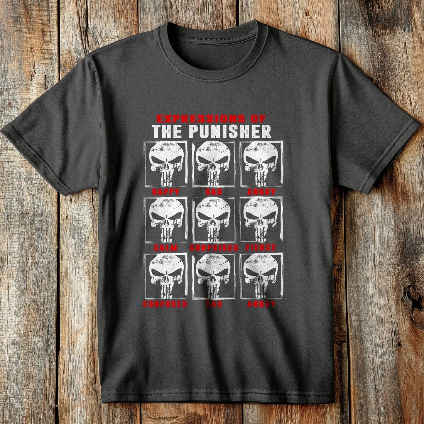 Expressions of Punisher T-Shirt