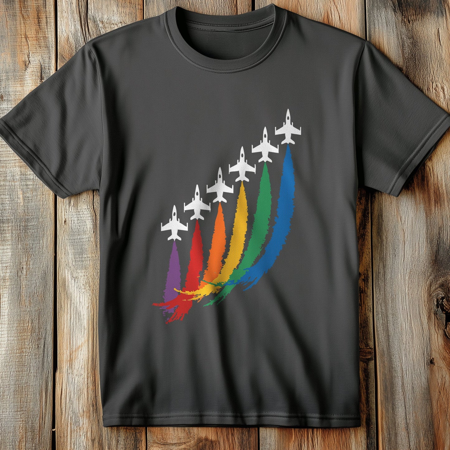 Rainbow Planes - T-Shirt