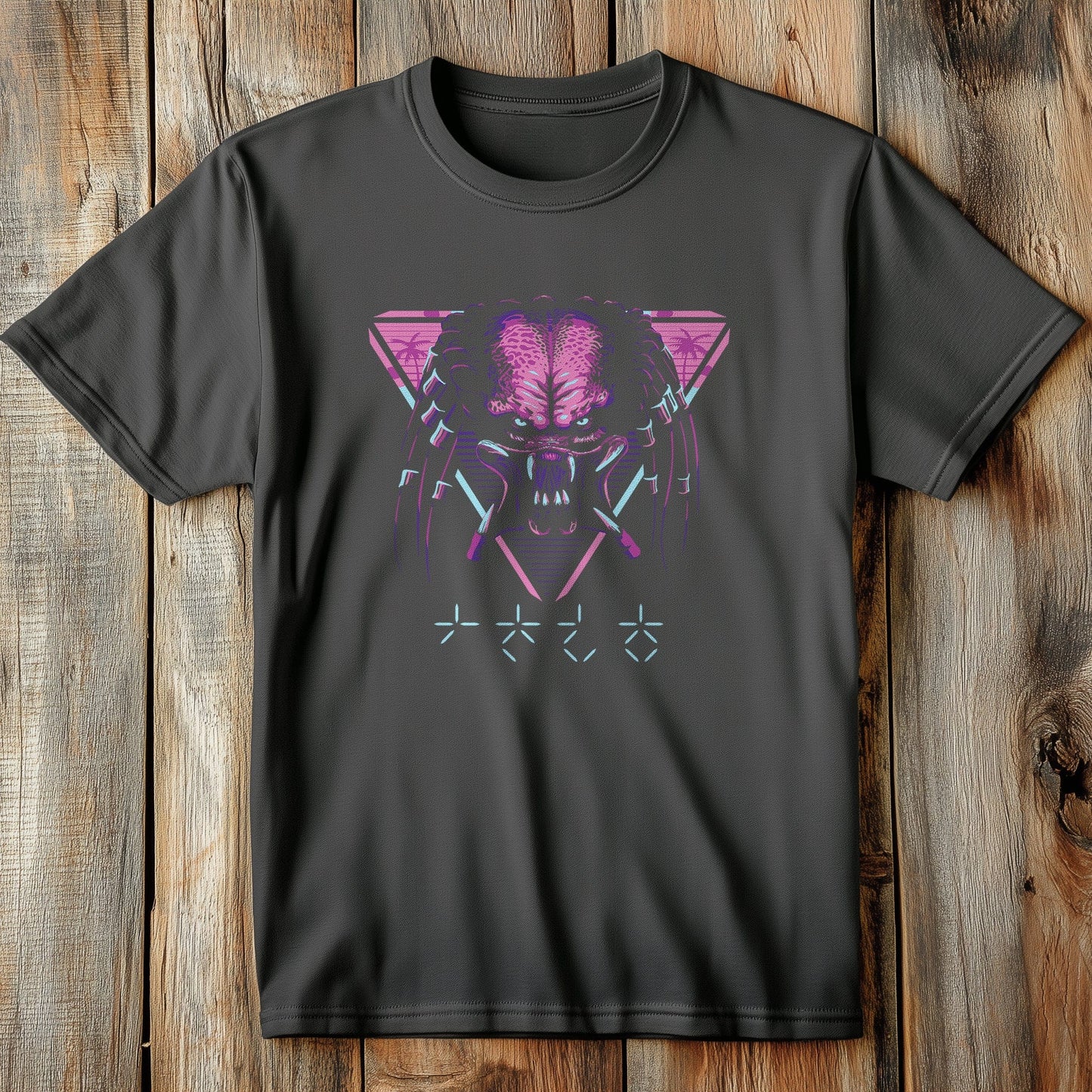 Neon Alien Hunter T-shirt