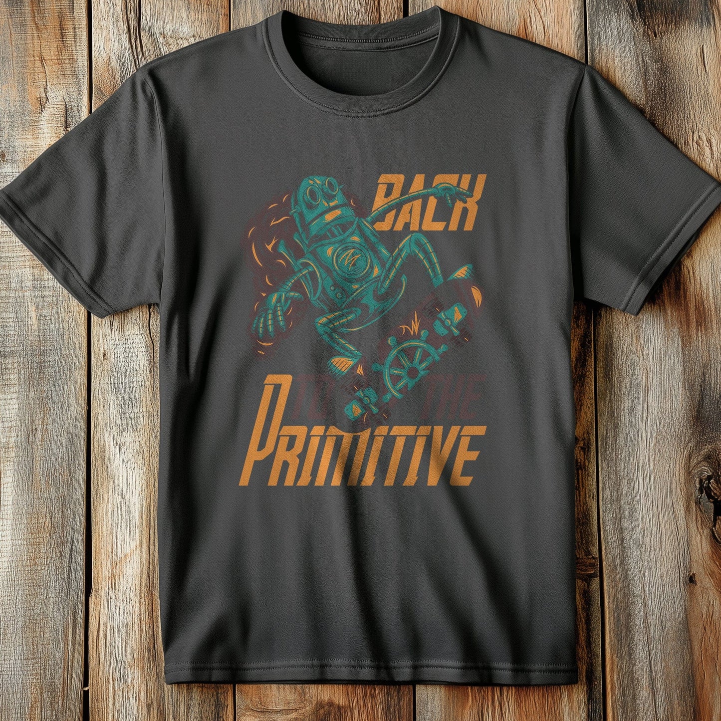 Robot_4 Skateboarder T-Shirt