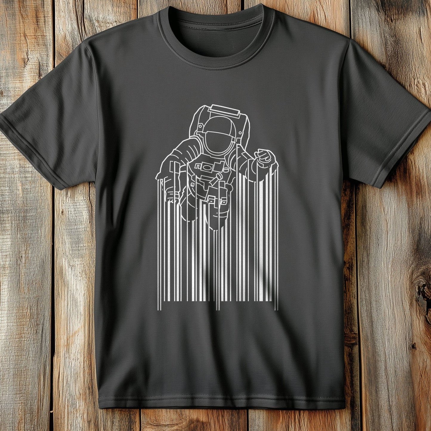 Astronaut Barcode T-shirt