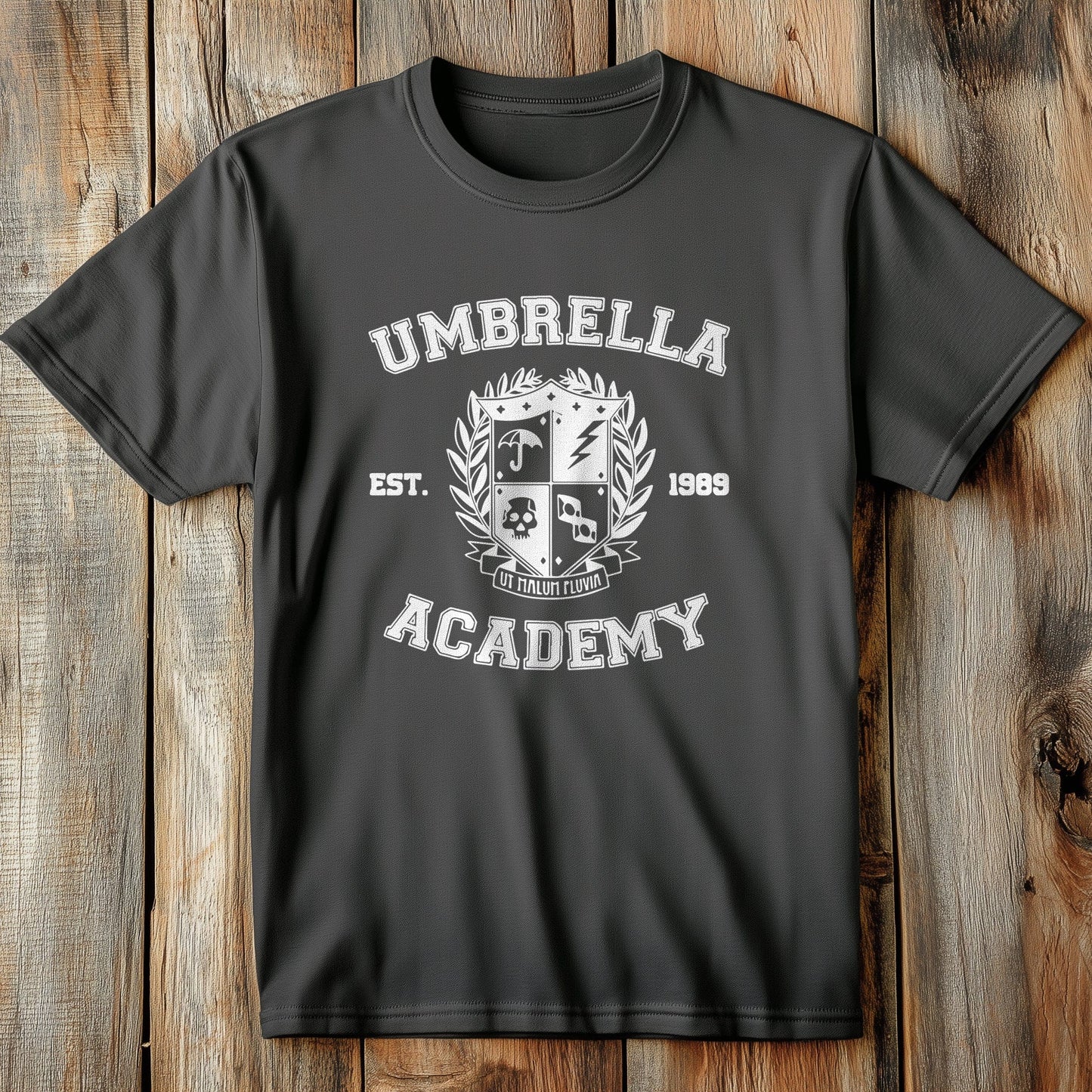 Umbrella Crest Academy t-shirt