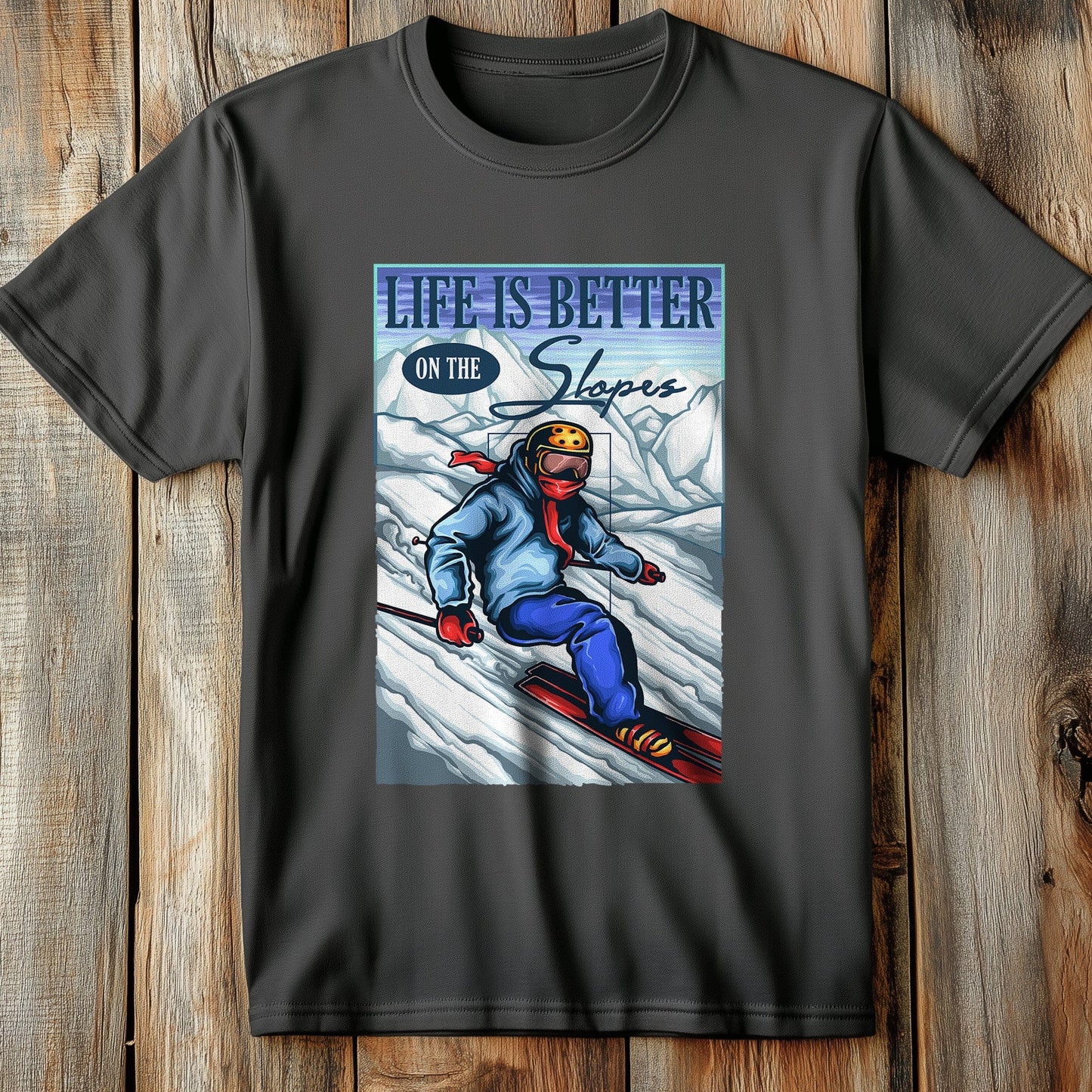 Ski Life T-Shirt - Shred the Slopes in