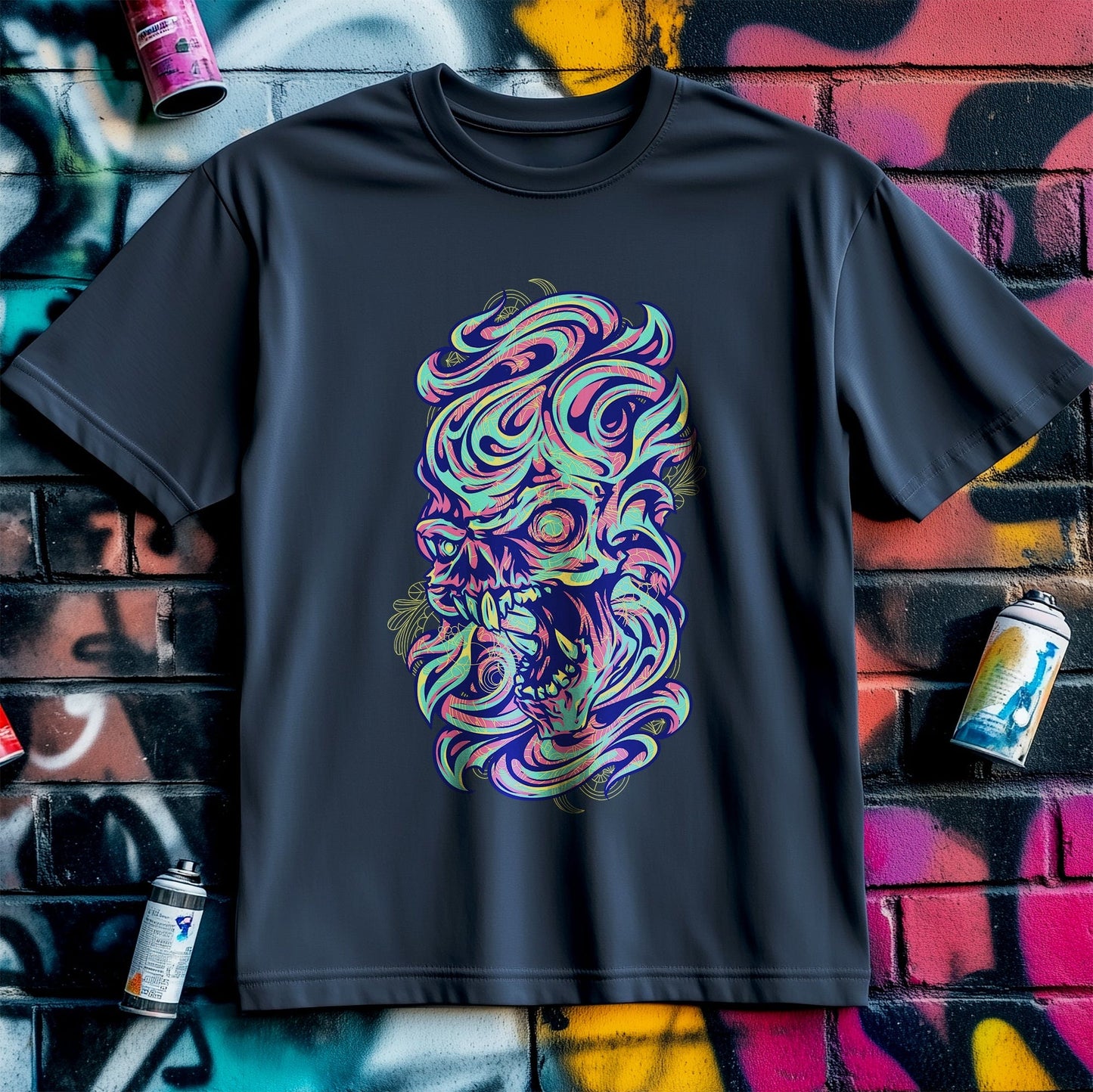 Demon Swirl T-shirt - Funny &