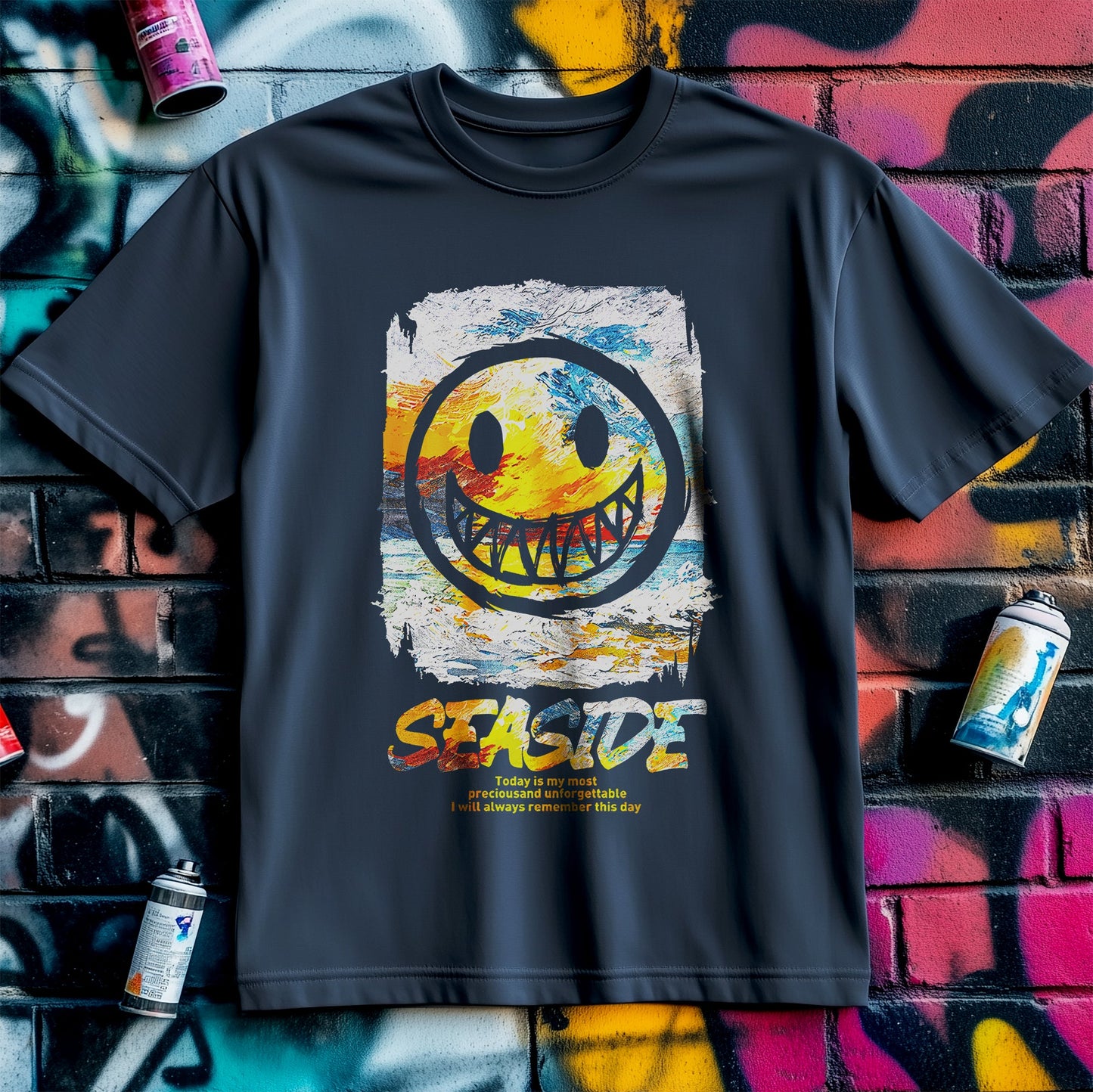 Seaside Smile T-Shirt - Make Waves
