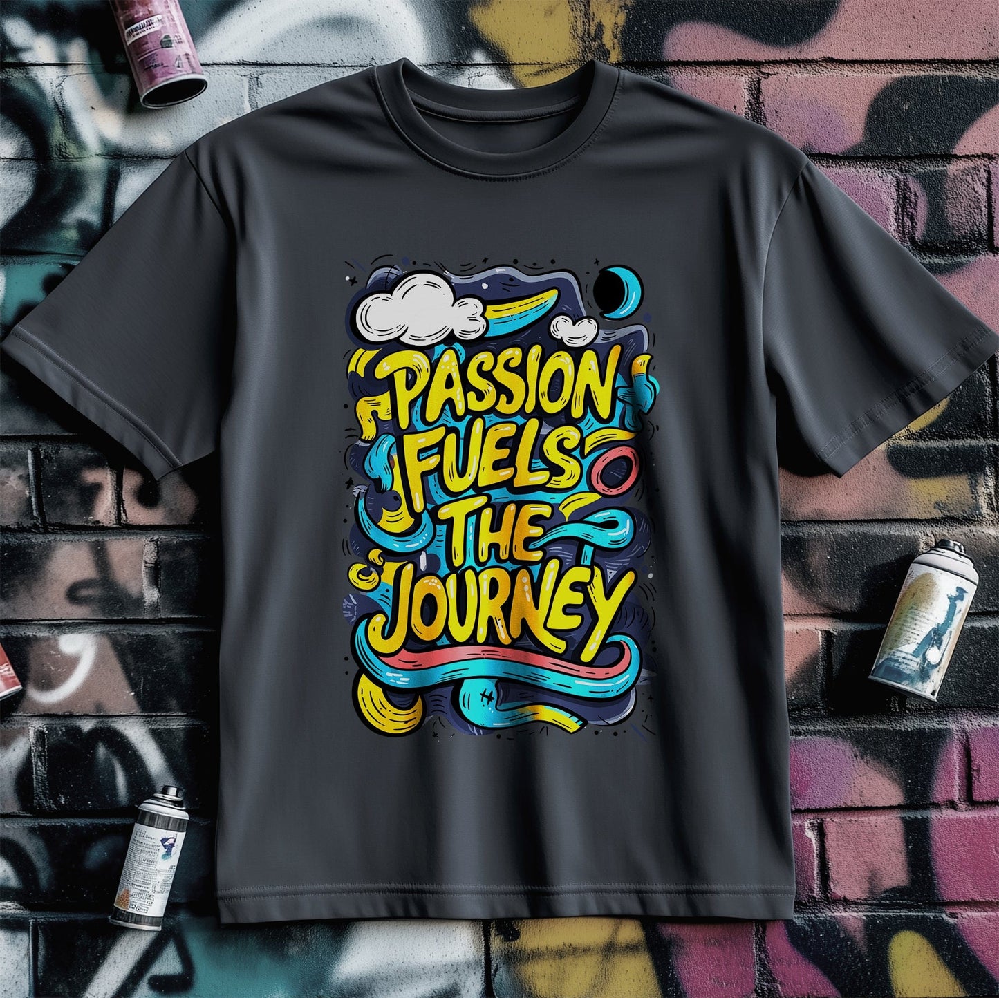 Motivation 80 T-Shirt Passion fuels the journey