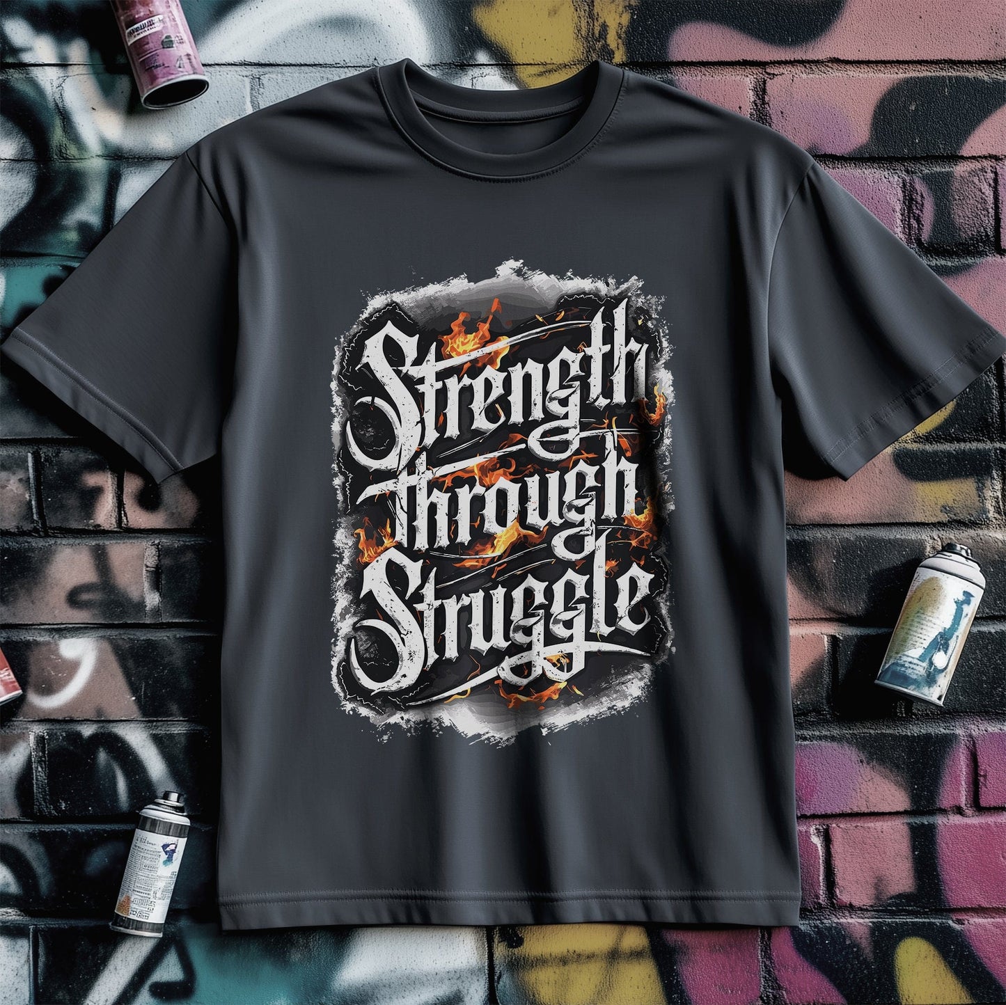 Motivation 18 T-Shirt Embrace Strength Through Struggle!