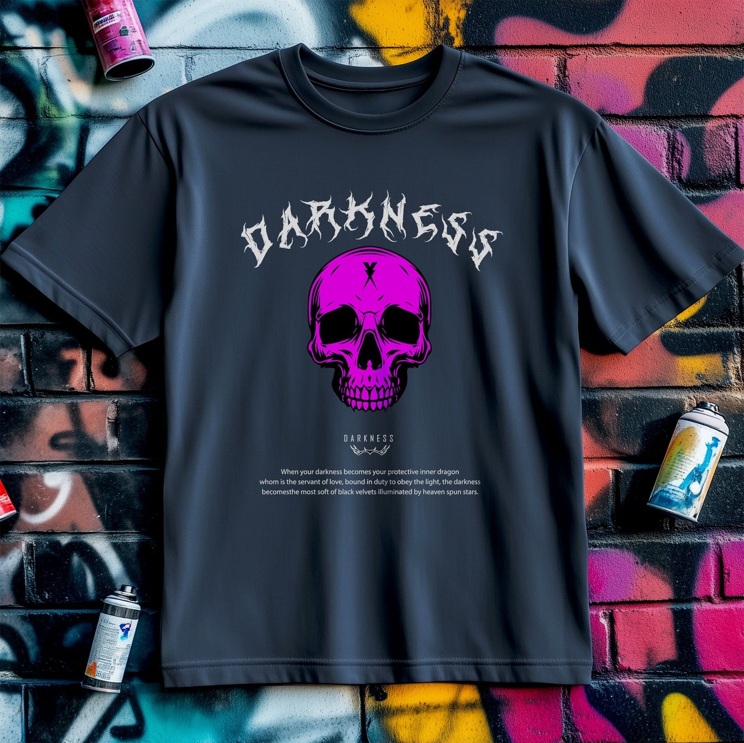 Darkness Skull t-shirt - Embrace