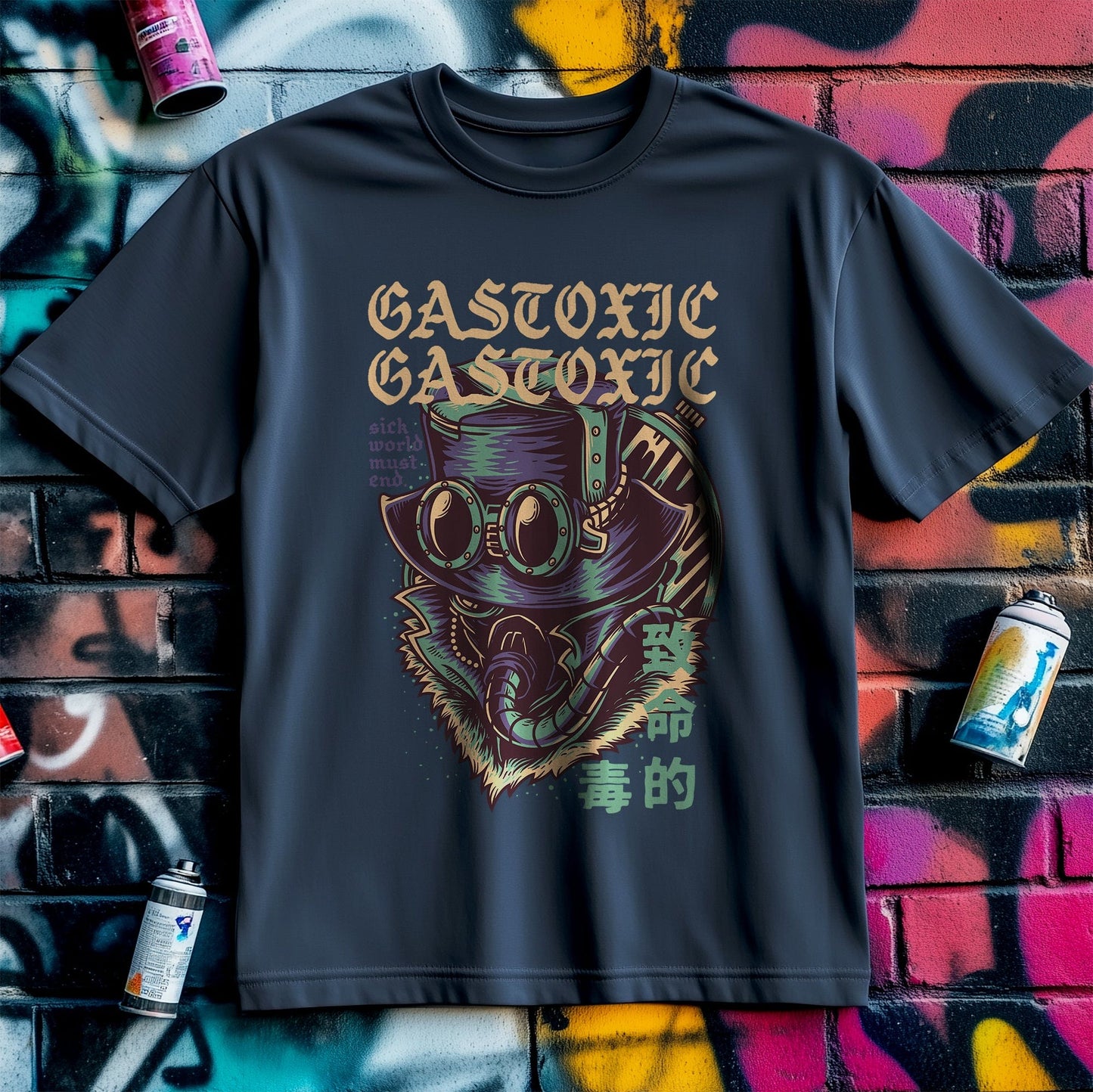 Gas Toxic Sixk World t-shirt -