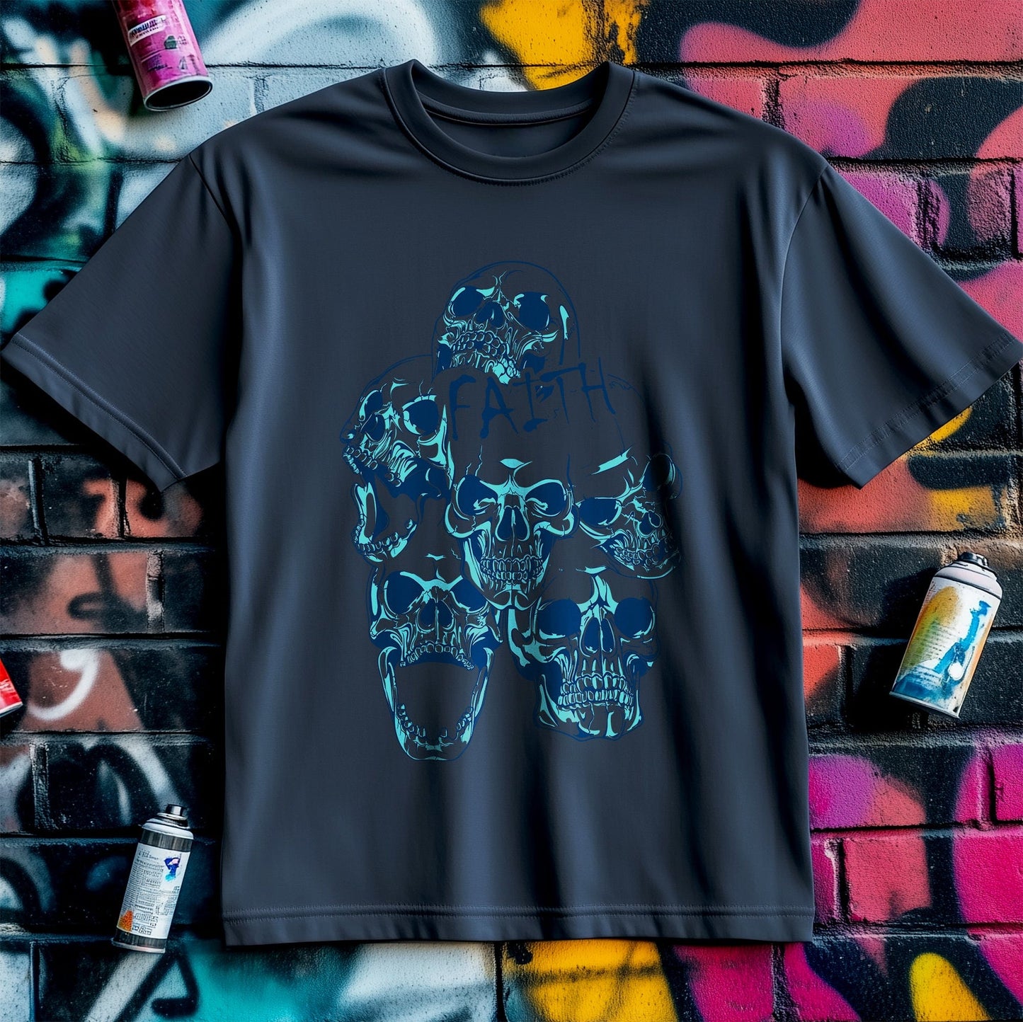 Faith Skulls t-shirt - Embrace your