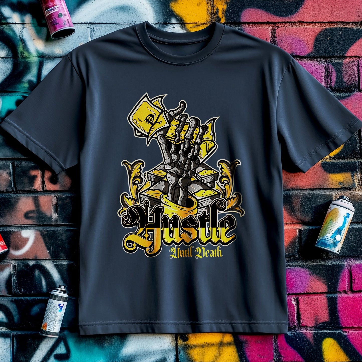 Hustle Until Death T-shirt - Work
