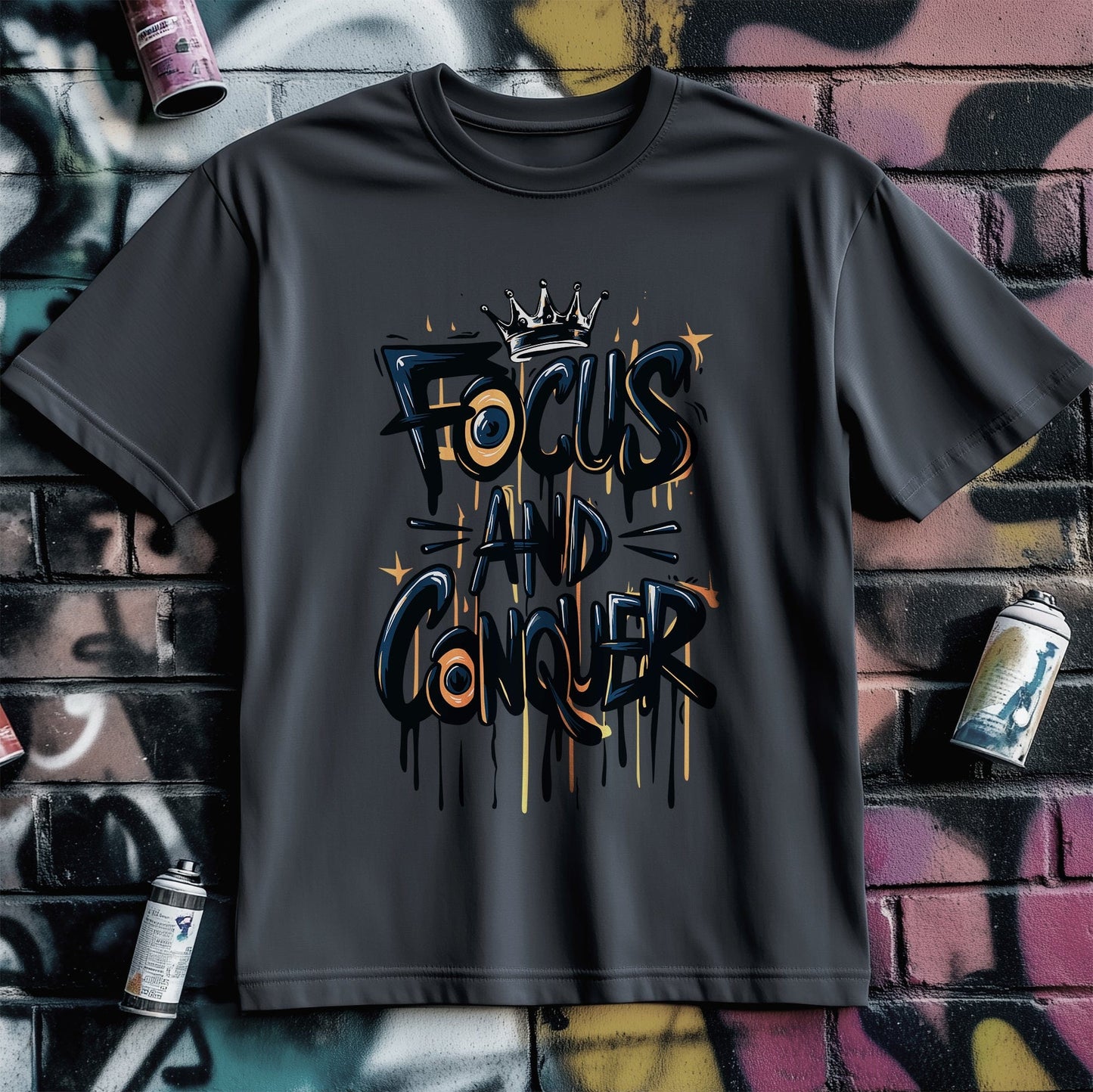 Motivation 1 Focus & Conquer t-shirt