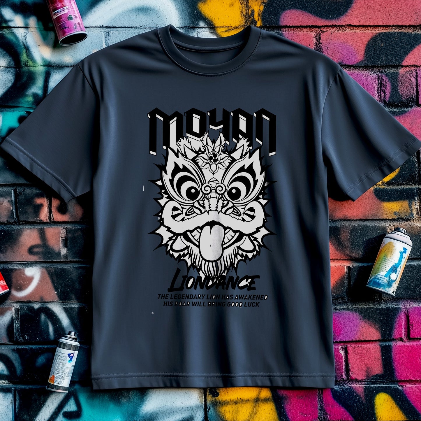 Moyan Lion Dance t-shirt - Roar with