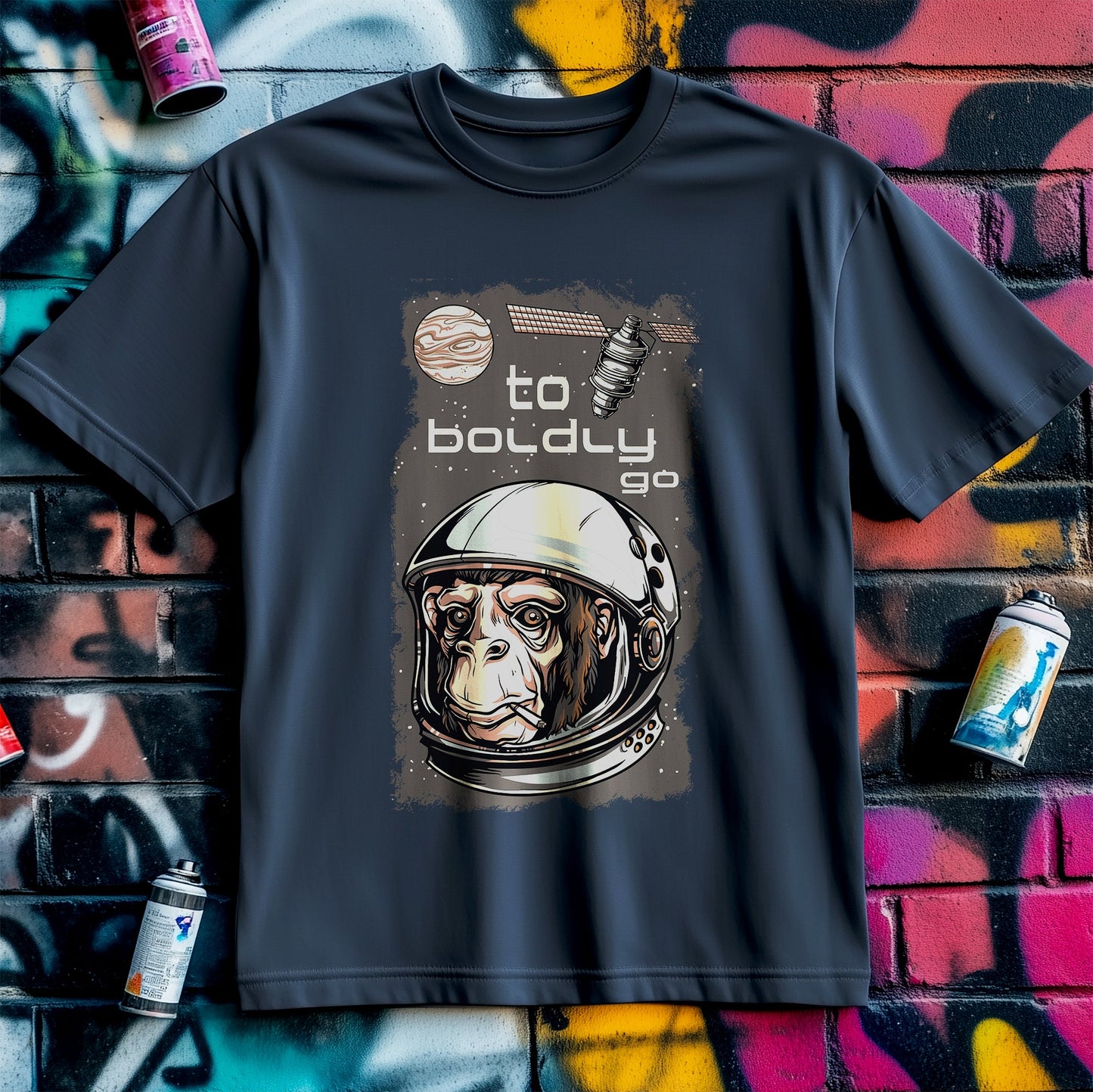 To Boldly Go t-shirt - Monkey