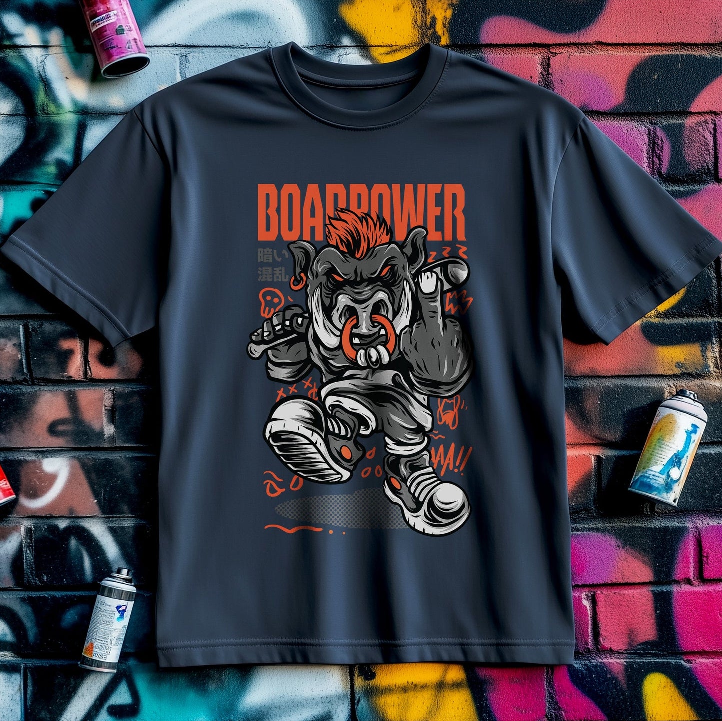 Boar Power T-Shirt - Unleash Your