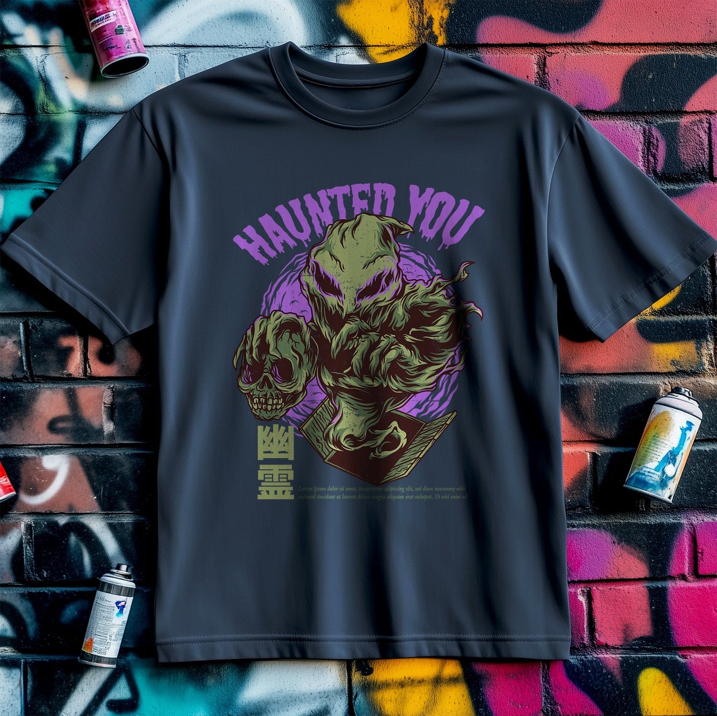 Haunted You Book T-Shirt Spookily