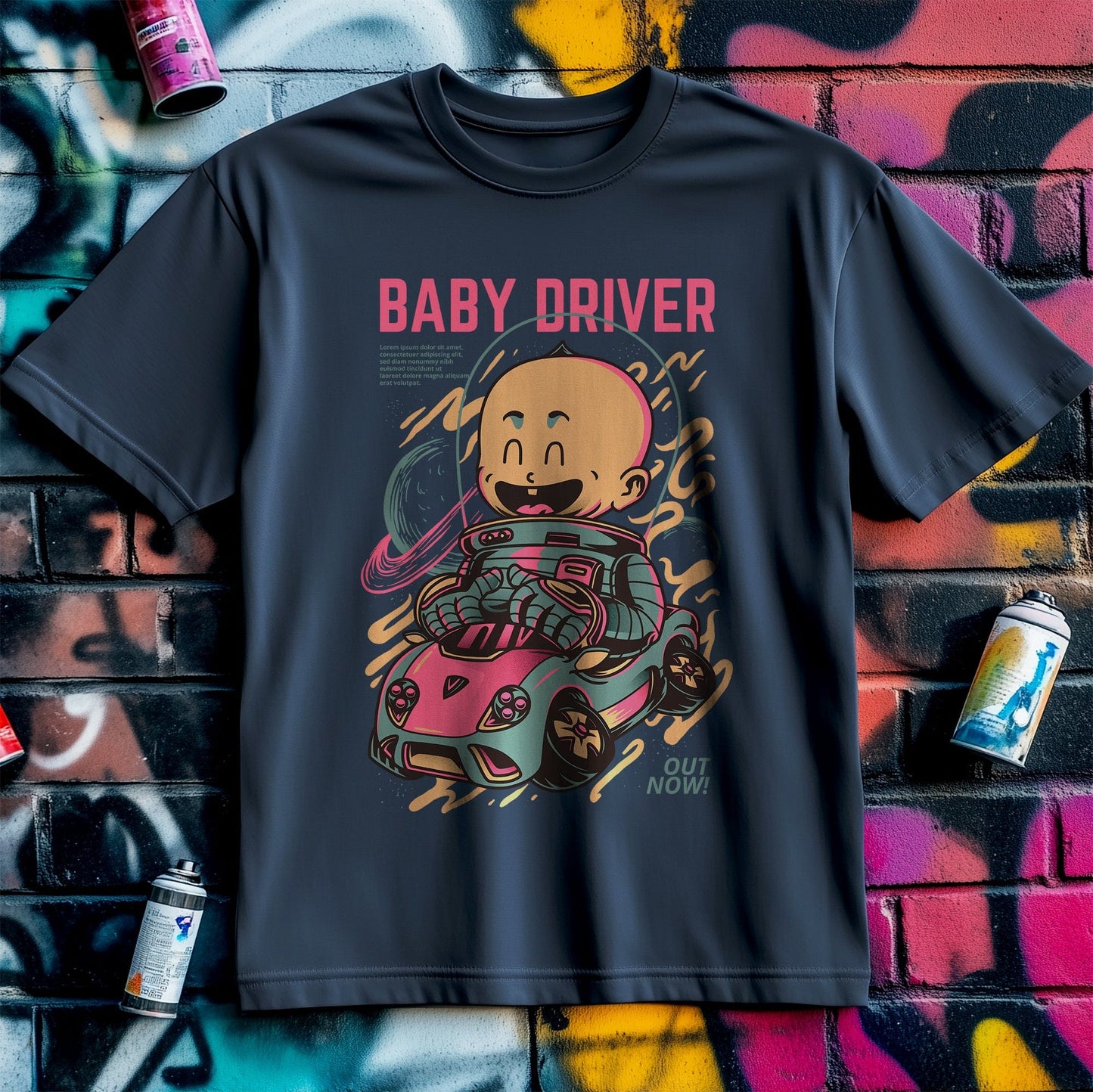 Baby Driver T-Shirt - Hilariously