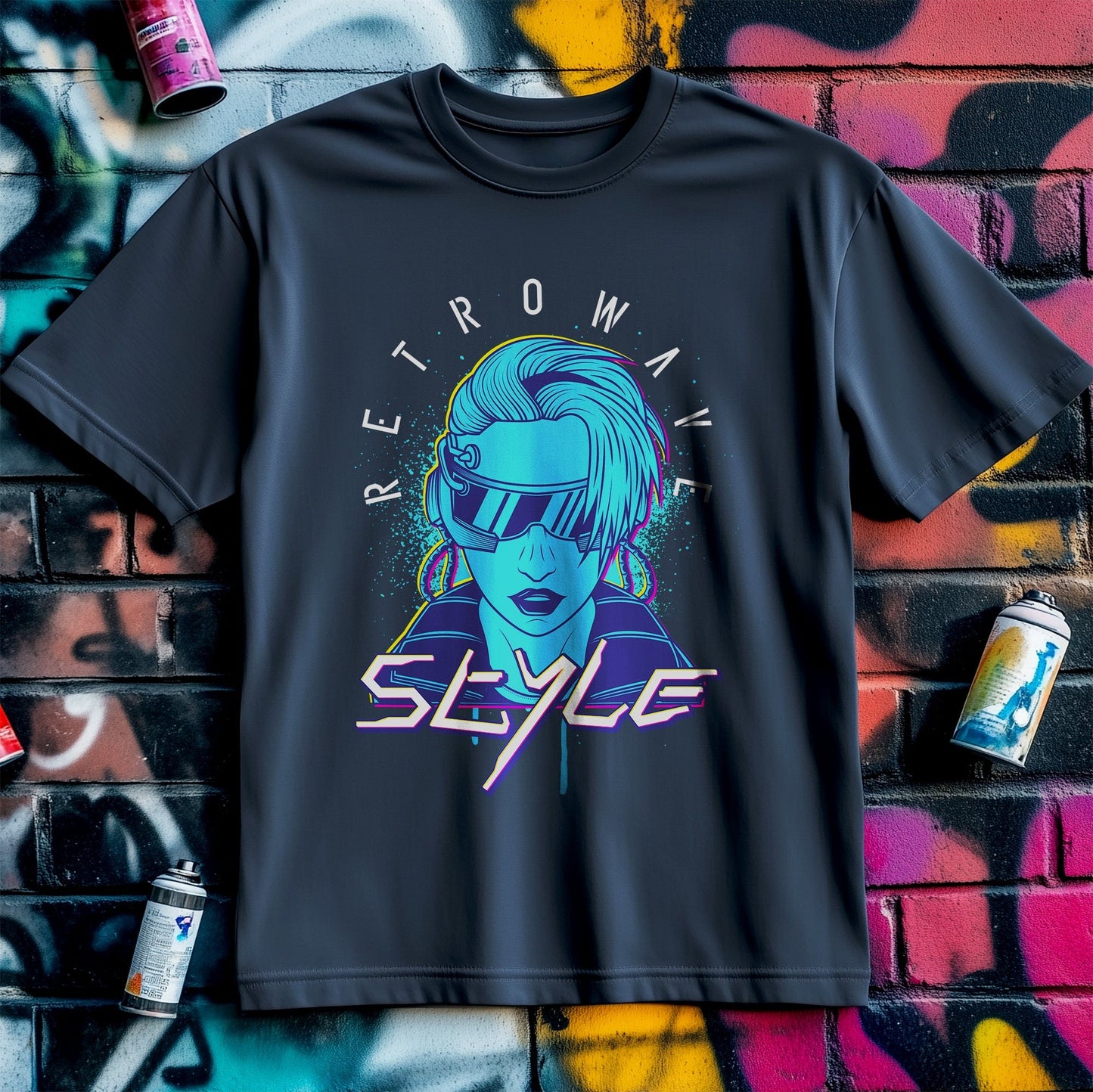 Cyberpunk_9 T-shirt - Futuristic
