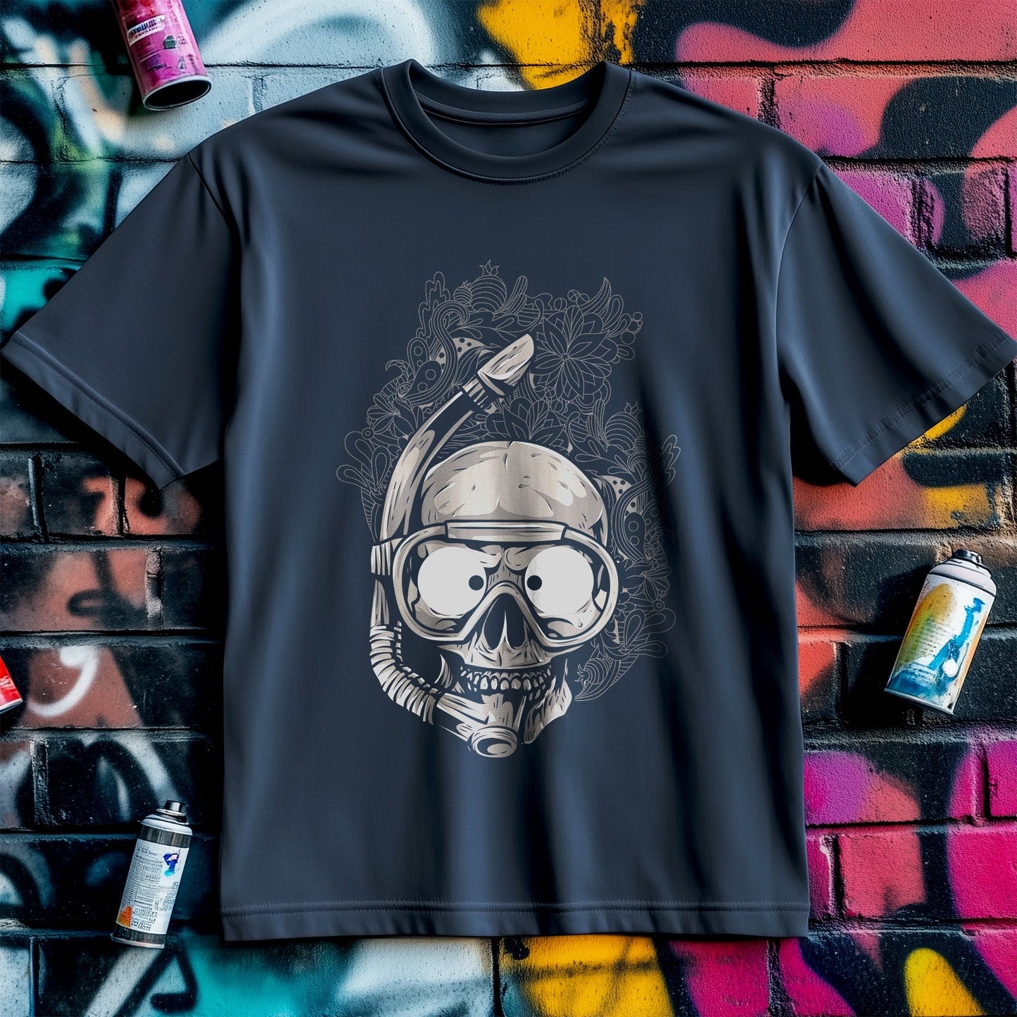 Diving Skull T-Shirt - Dive into