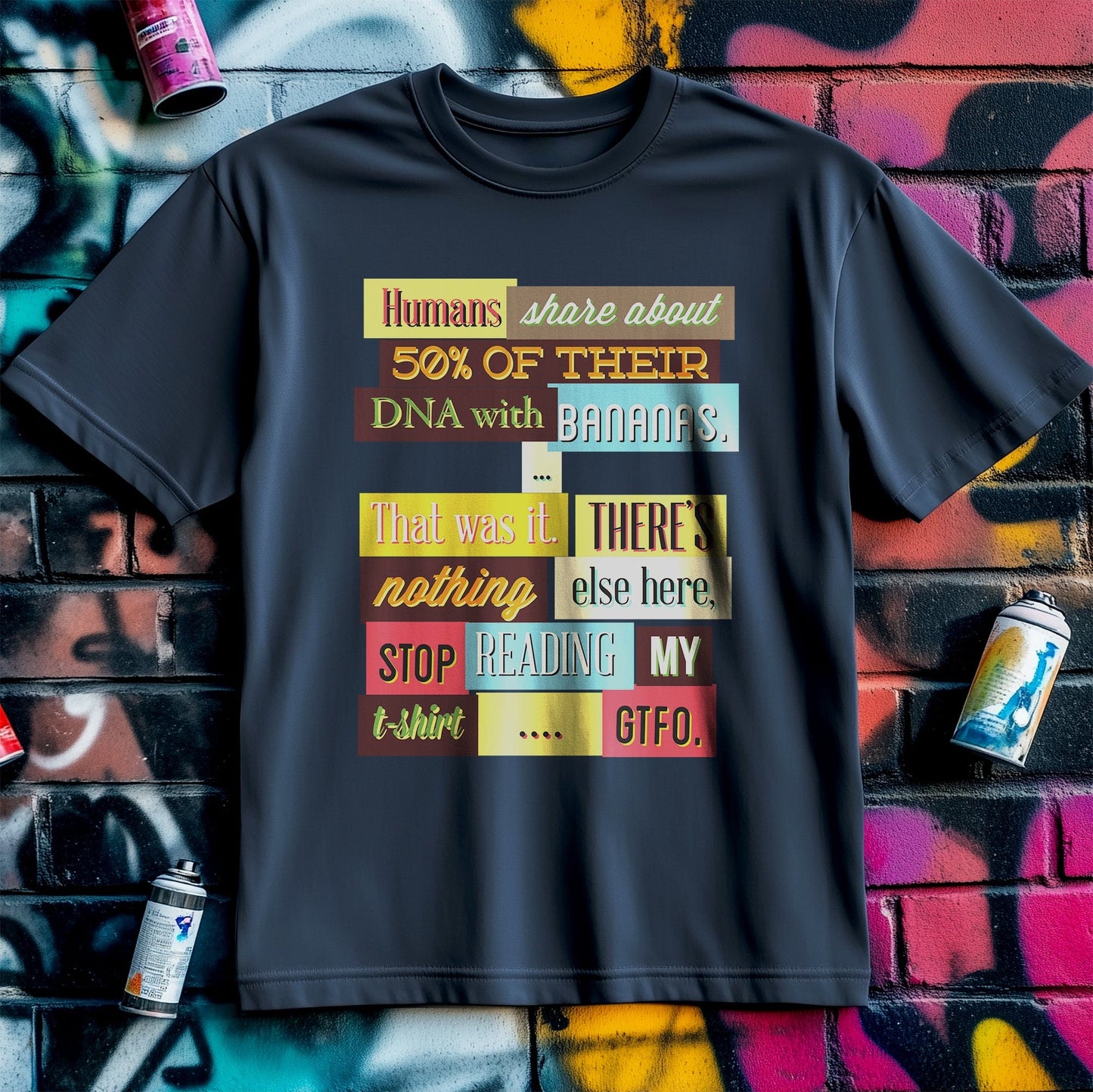 DNA with Bananas T-Shirt - Funny and