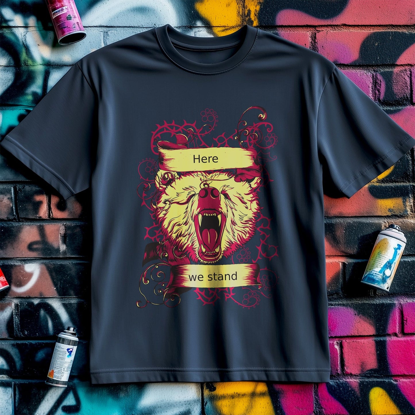 Here We Stand Bear T-shirt -