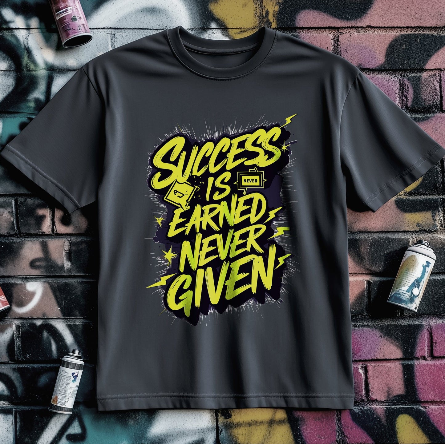 Motivation 11 T-Shirt  Earned Success, Not Given!