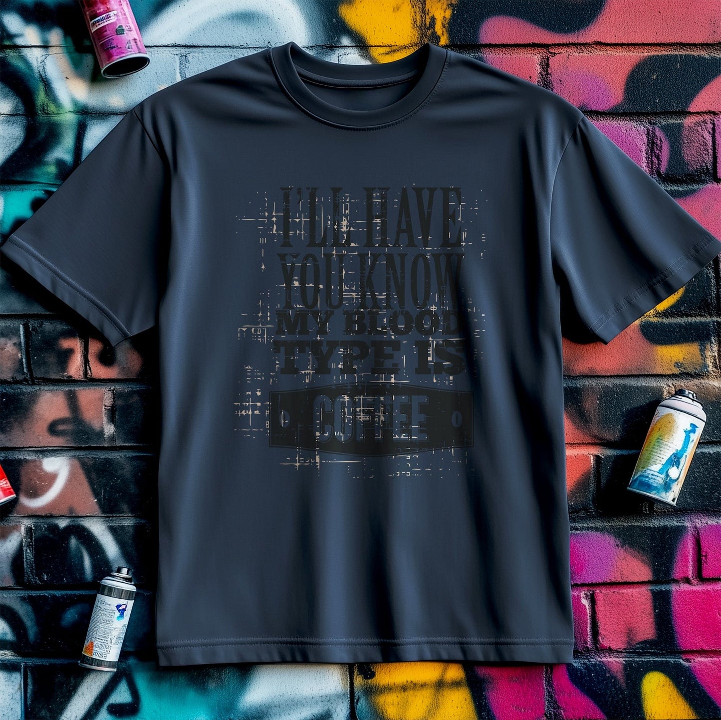 Blood Type Coffee T-Shirt