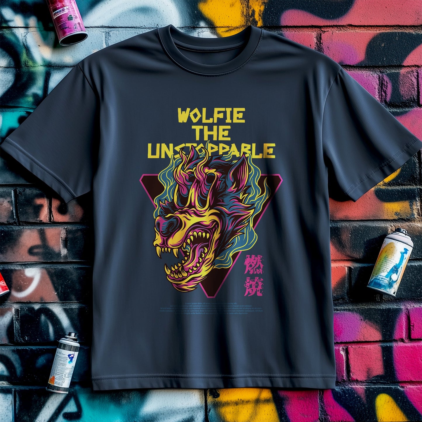 Wolfie The Unstoppable T-shirt ‚Äì