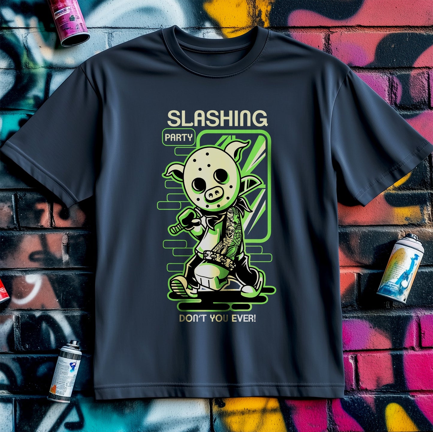 Slashing Party T-Shirt ‚Äì Cut Through