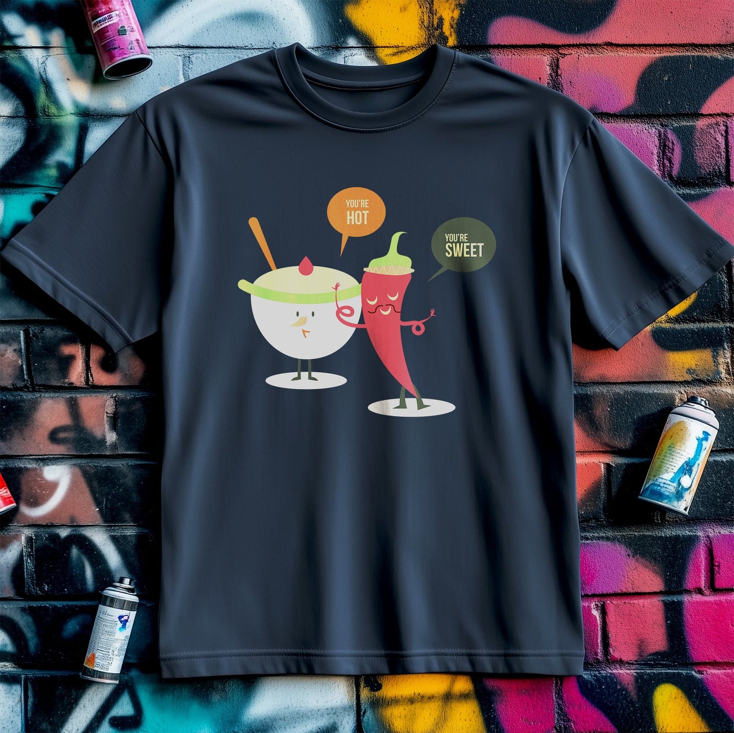 Hot & Sweet T-shirt - Spicy Meets