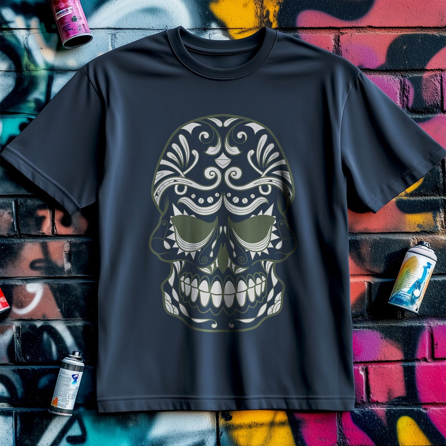 Mexican Skull T-Shirt - Spooky &