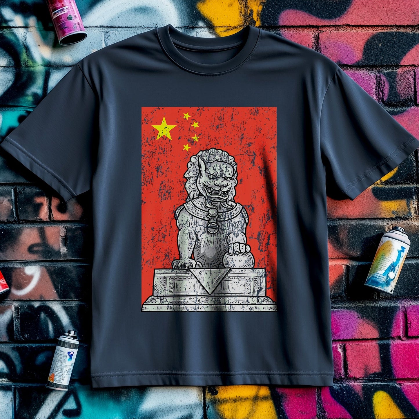 Chinese Guardian Lion T-shirt -