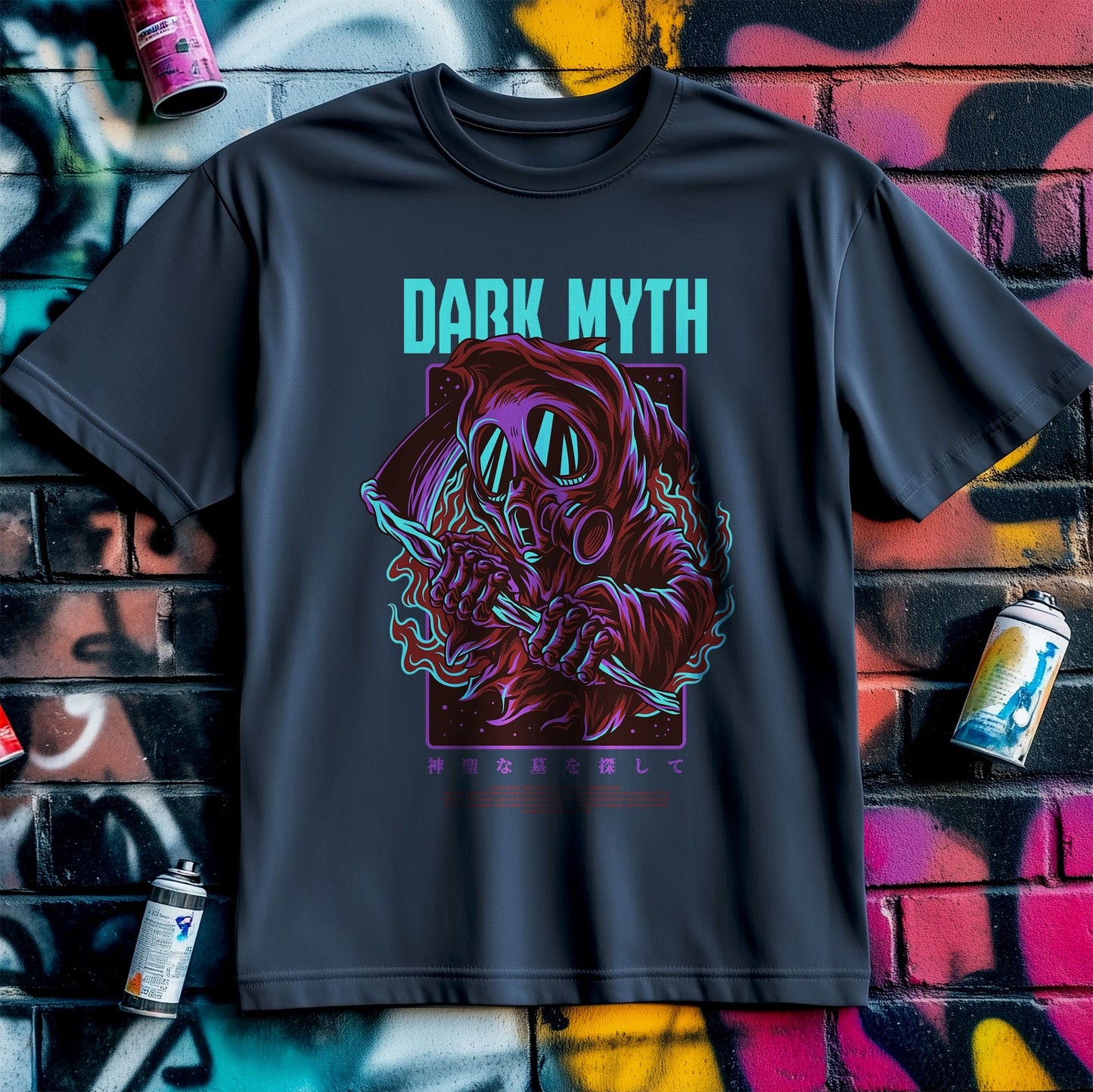 Dark Myth Poster T-Shirt - Embrace