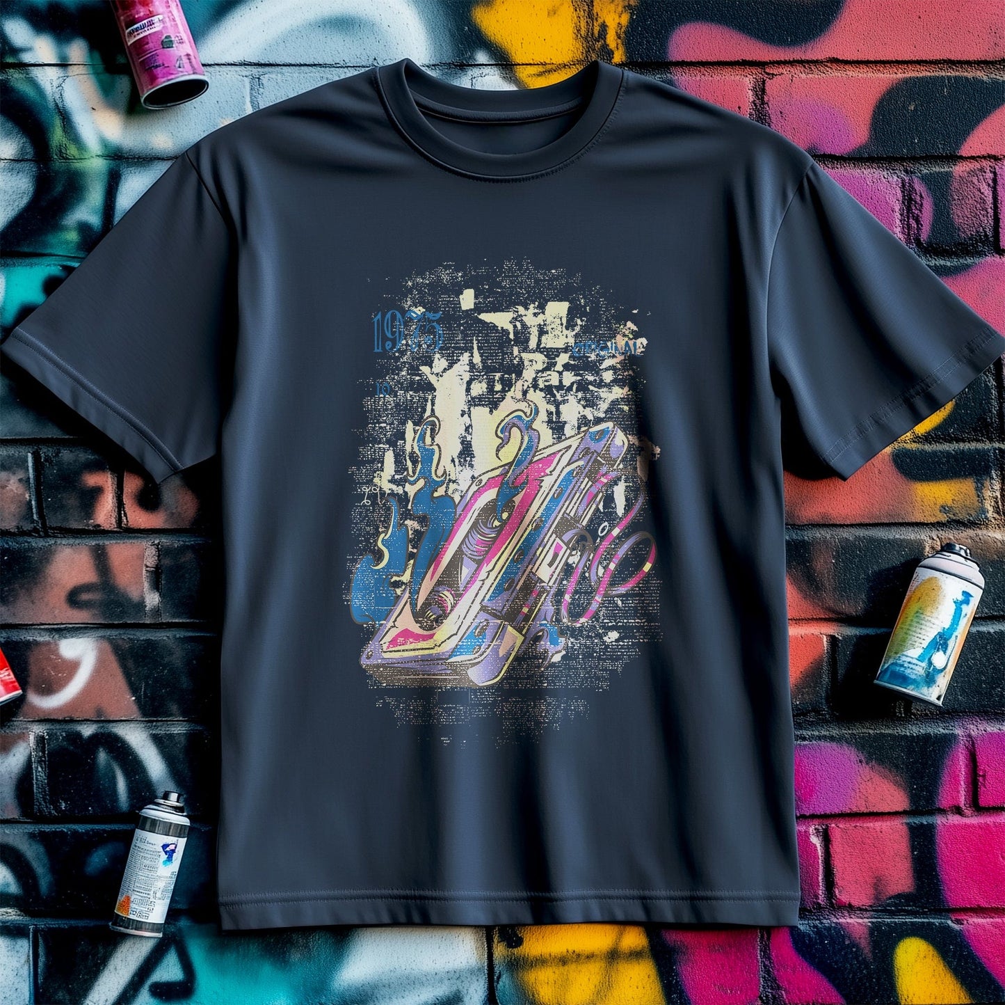 Burning Tapes T-Shirt - Hilarious