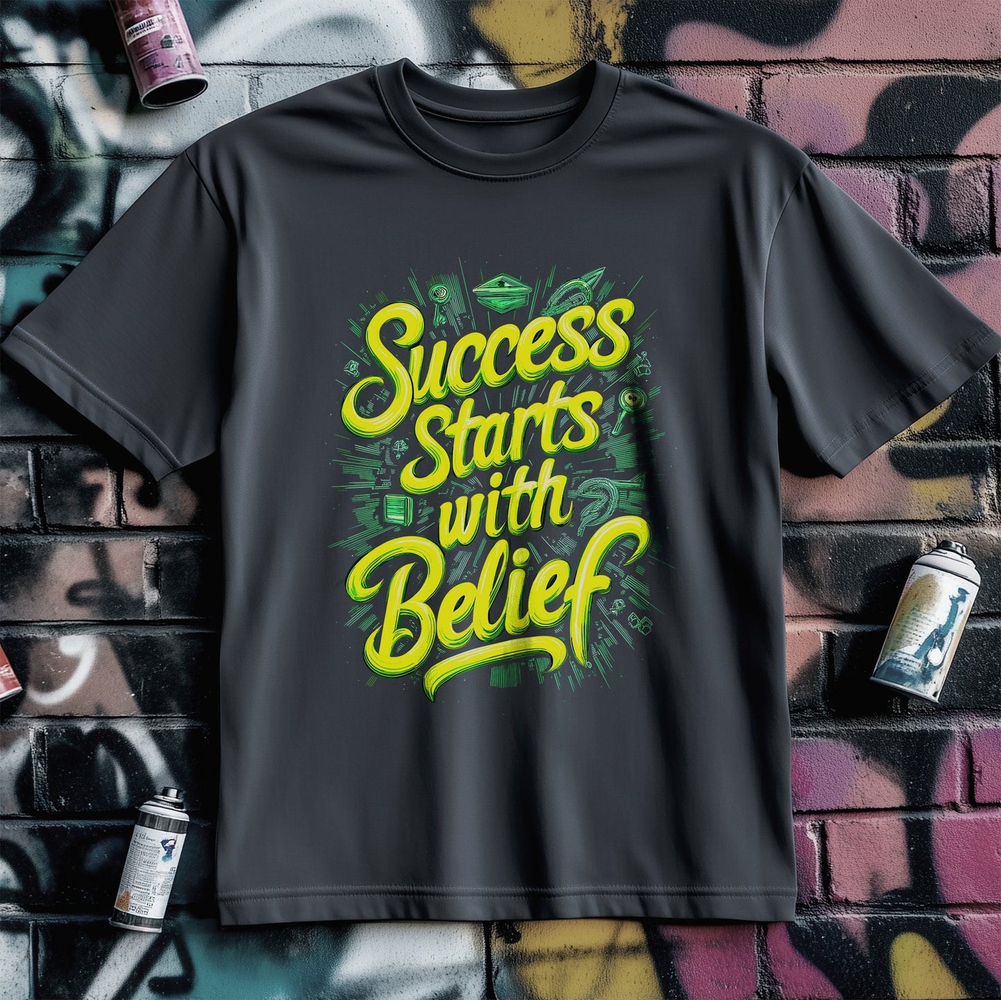 Motivation 74 T-Shirt success starts with belief