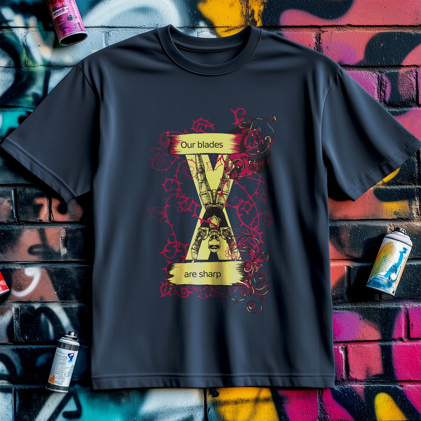Our Blades Are Sharp T-shirt - Cut