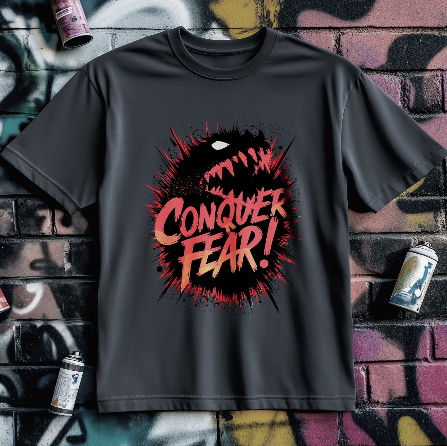 Motivation 96 Conquer Fear T-shirt