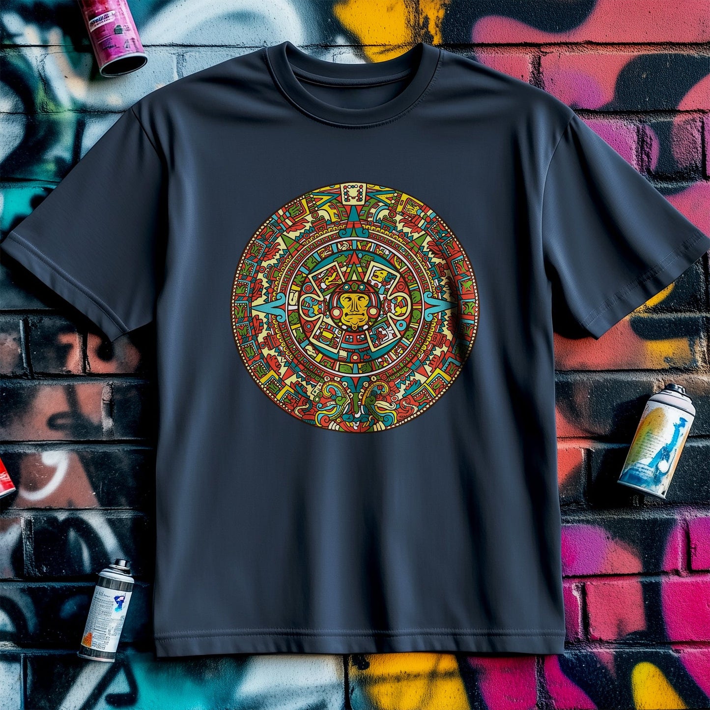 Aztec Crest T-Shirt - Time-Traveling
