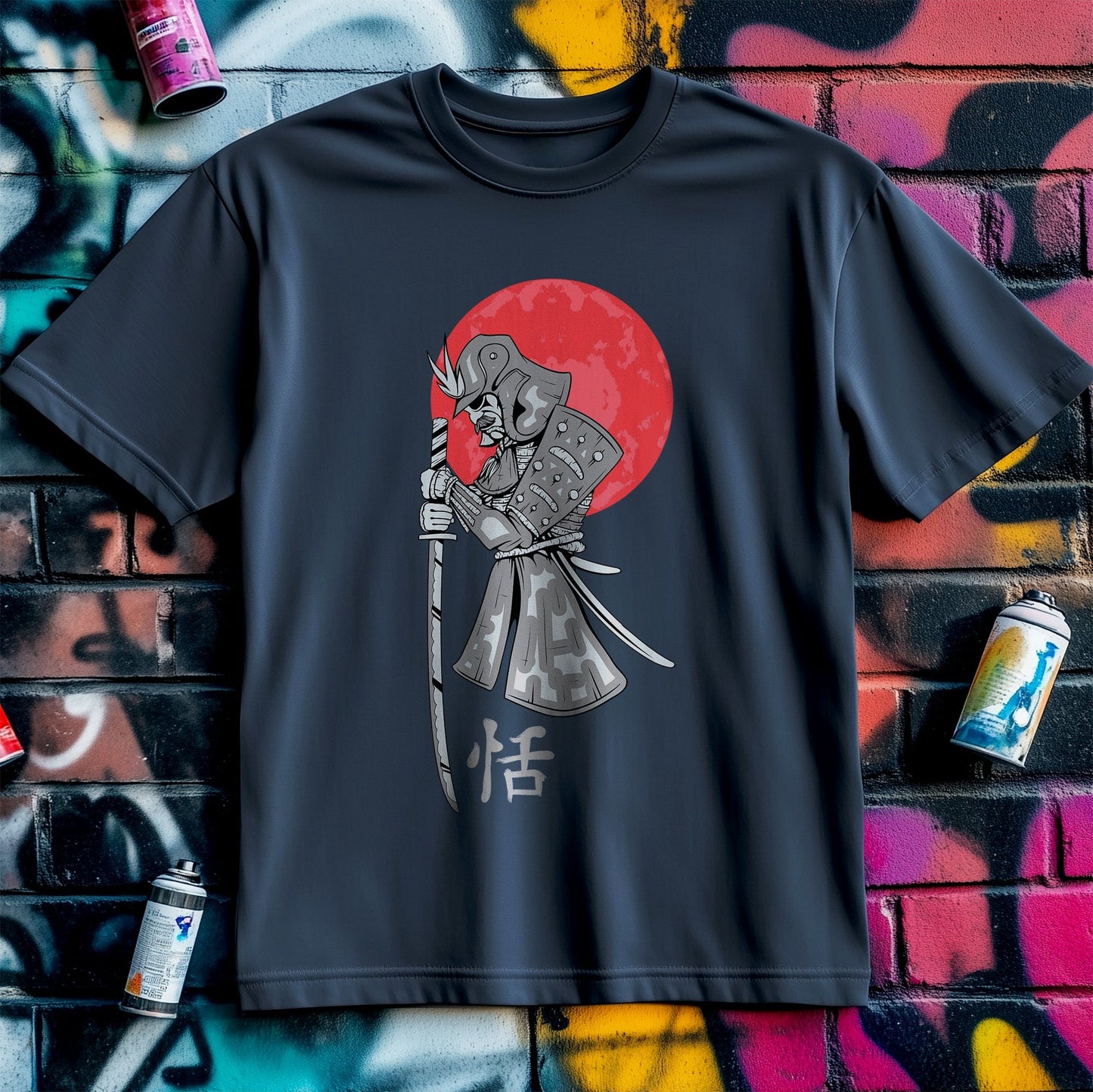 Japanese Samurai T-Shirt Slice