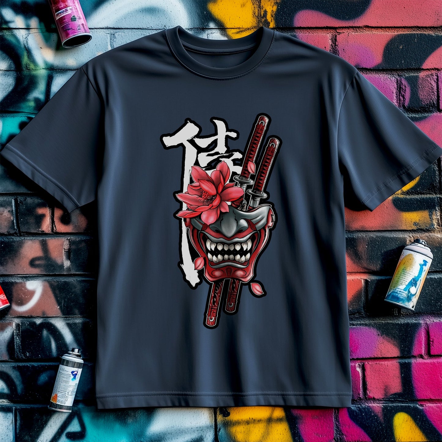 Samurai Mask T-shirt - Unleash Your