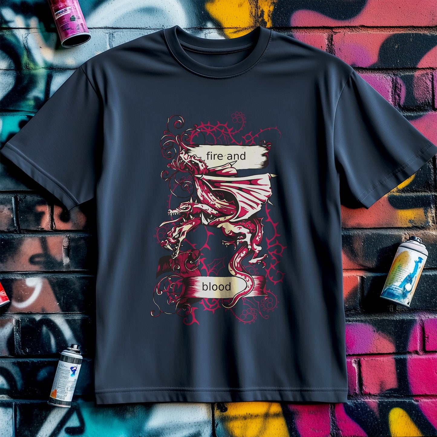 Dragon Fire & Blood T-shirt -