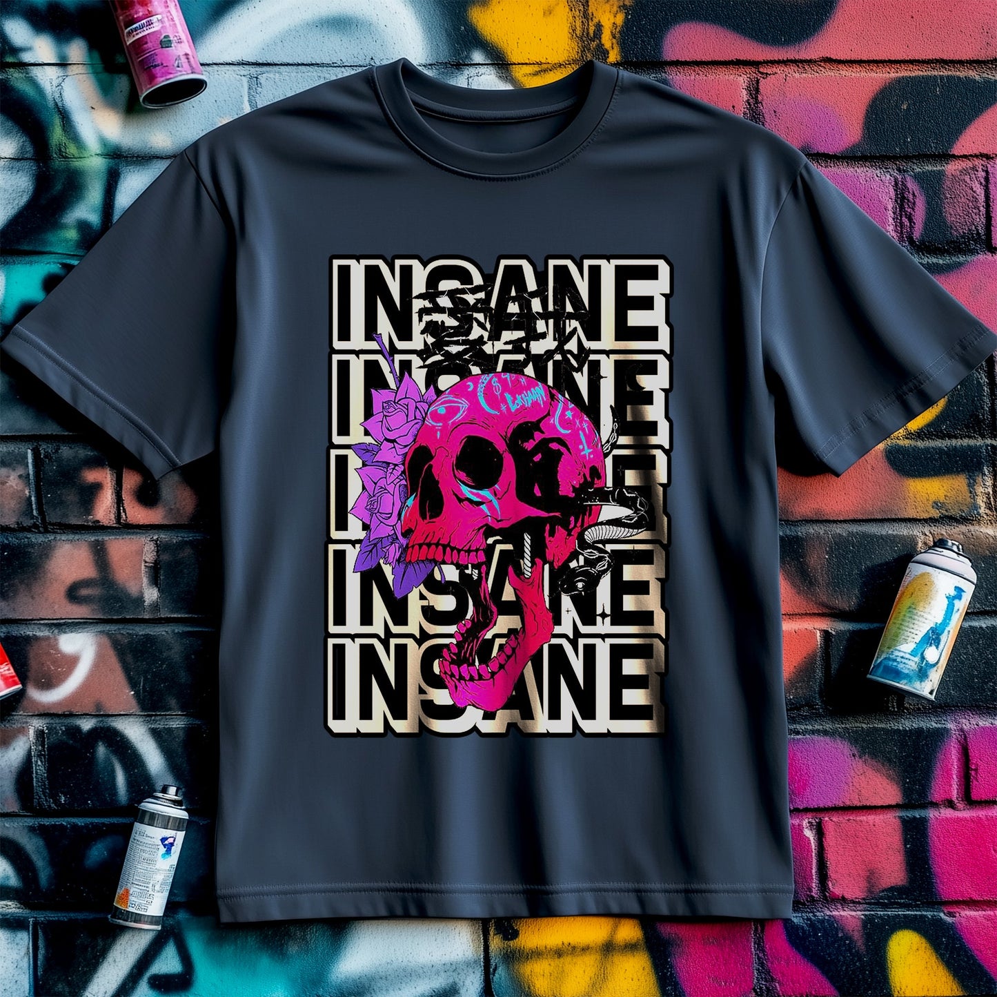 Insane Insane T-shirt - Laughs &
