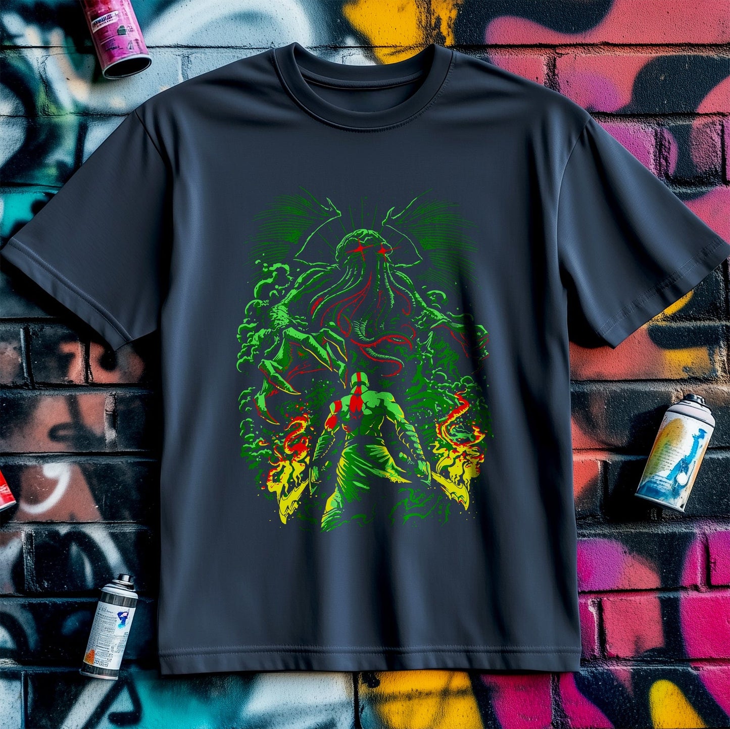 God of Cthulhu Cyborg T-Shirt -