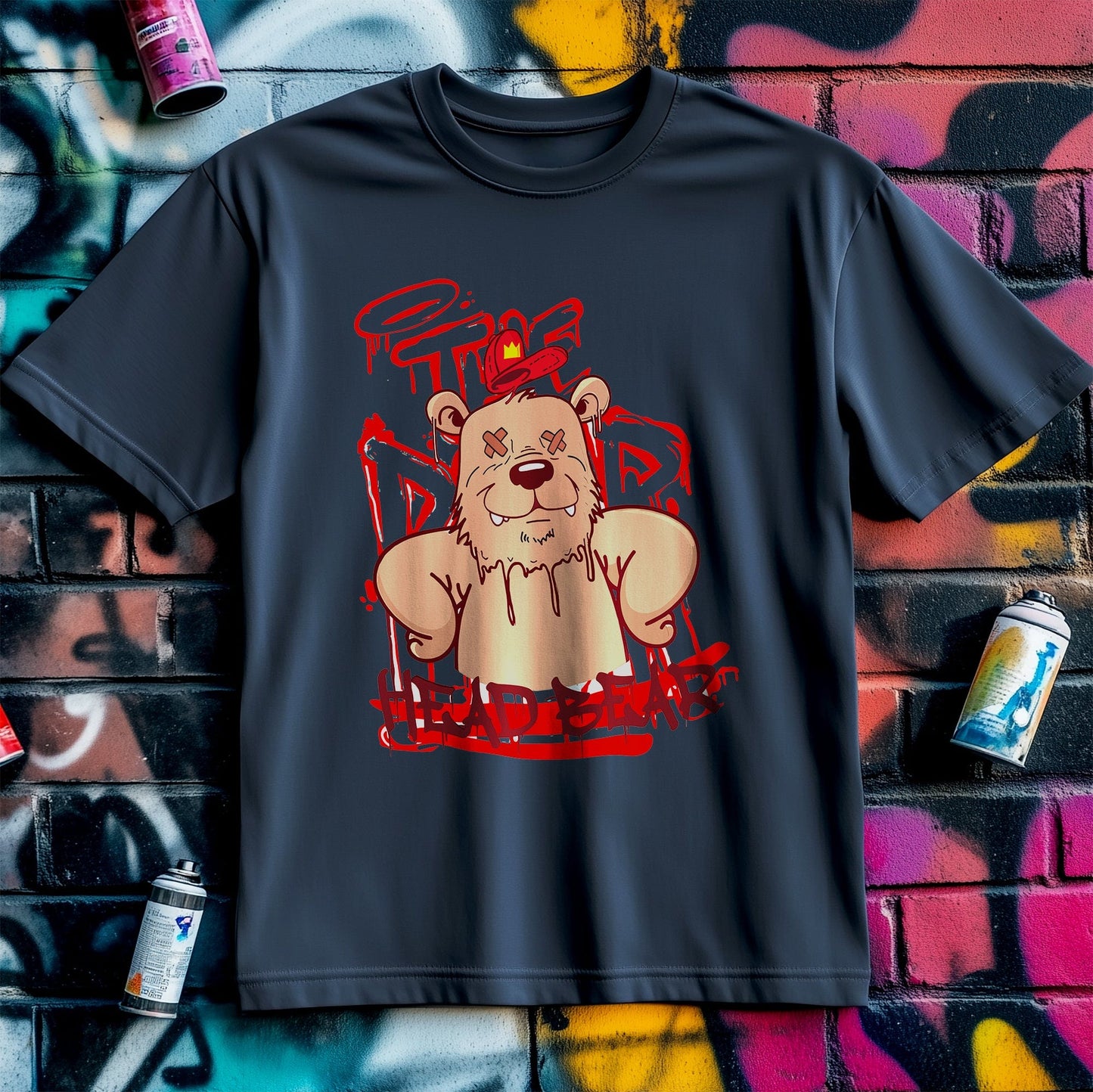 Head Bear T-shirt - Get your bear-y