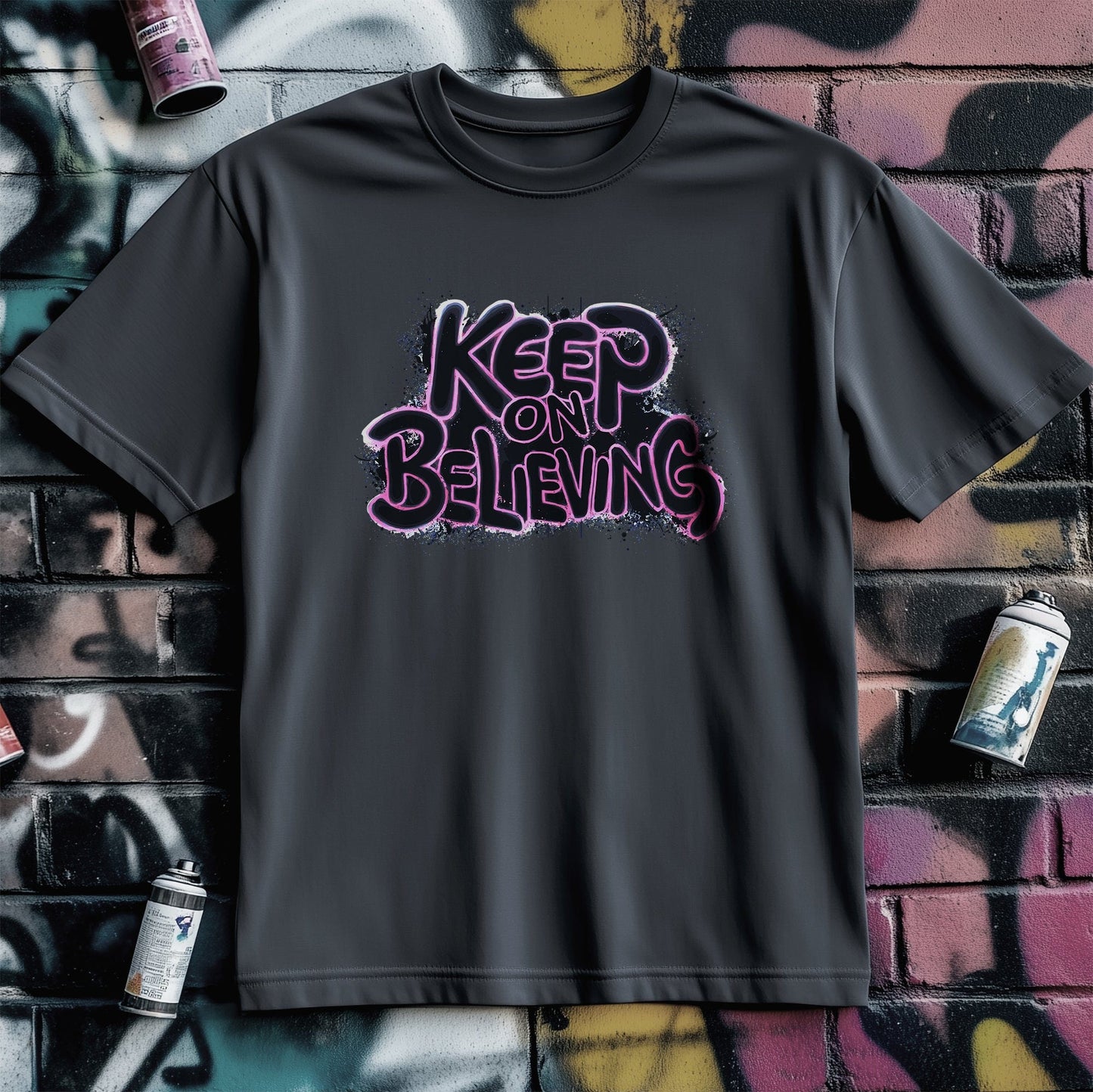 Motivation 65 T-Shirt Keep Believing
