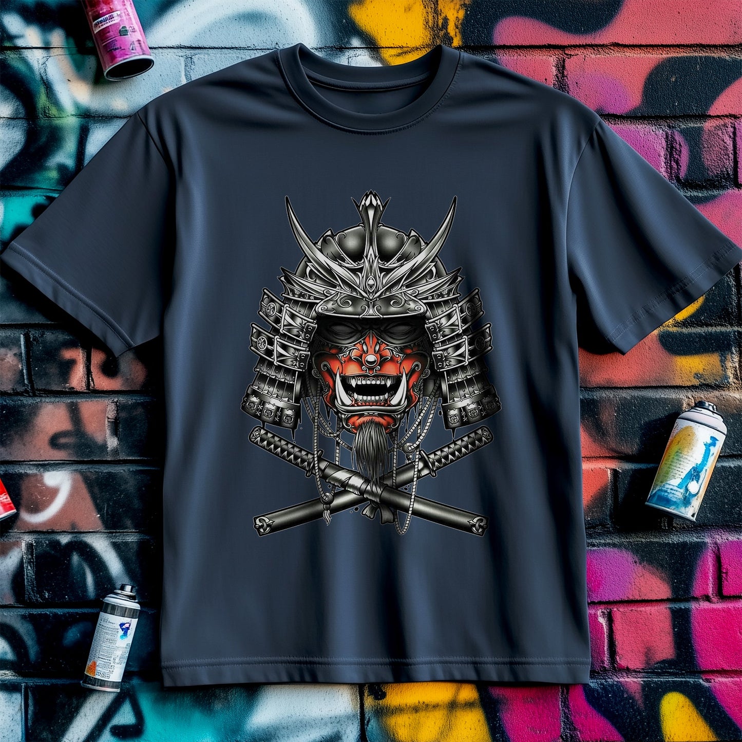 Samurai Skull & Swords T-Shirt
